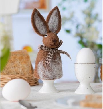 LK Trend & Style Eierbecher Eierwärmer aus Filz - Doppelset für das Paar liebevolle Tiere, (Spar-Set, 2-tlg., Eierwärmer), Filz hält Ihr Frühstücksei auf Temperatur