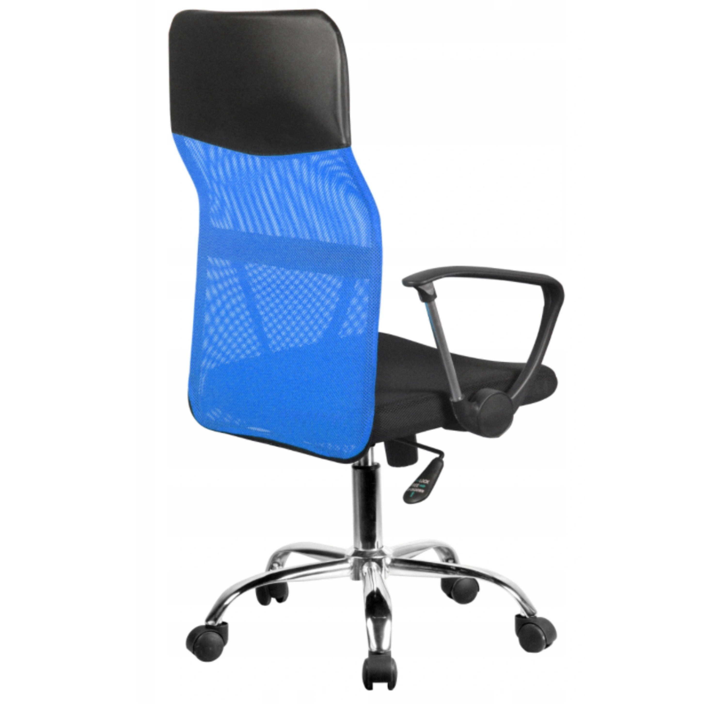 Blau mit Bürostuhl Bürostuhl höhenverstellbarer TOPESHOP – Ergonomischer Armlehnen