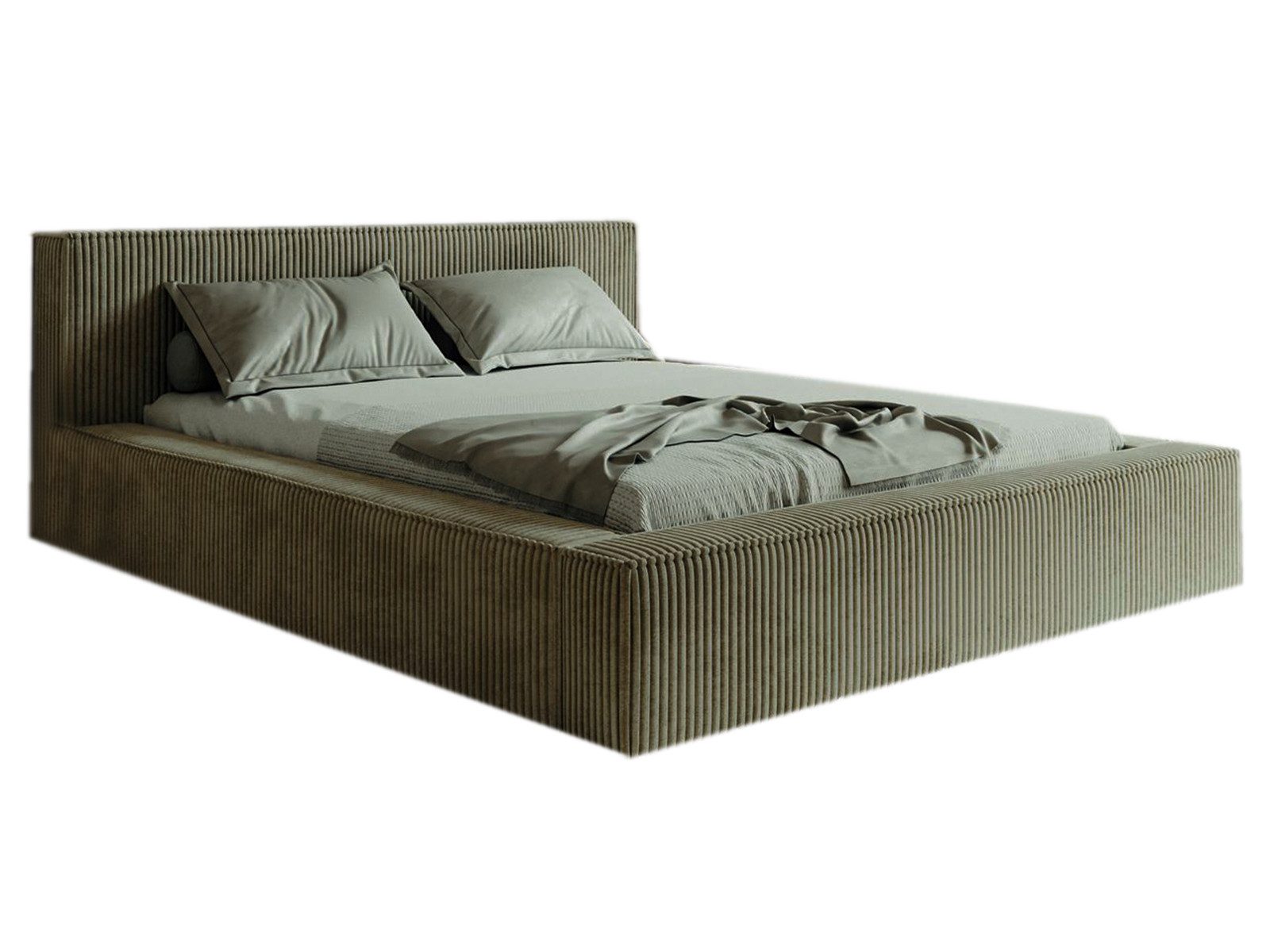 Compleo Polsterbett CORD mit Stauraum ASTA, Modern design (Kostenlose Liefe günstig online kaufen