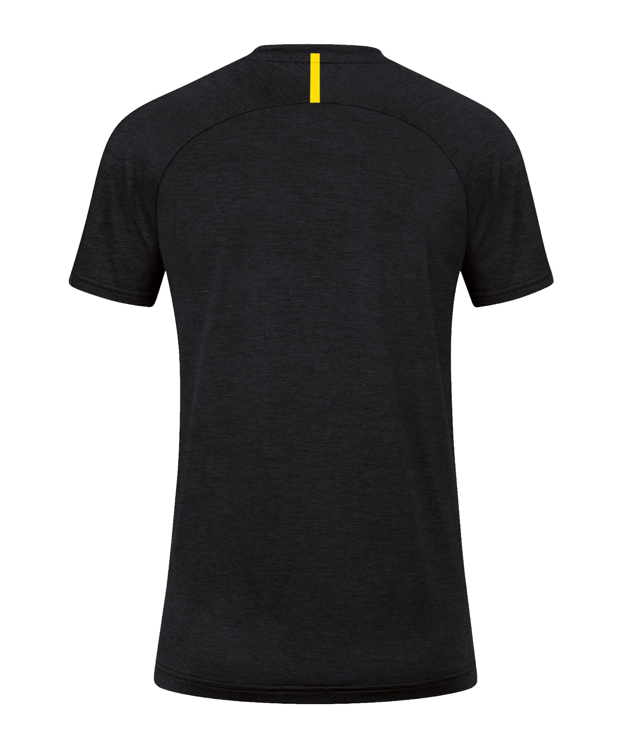 Jako Damen default Freizeit T-Shirt Challenge T-Shirt schwarzgelb