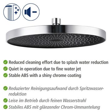 WENKO Duschsystem Softwater, Chrom, einfacher Anschluss an bestehende Armatur o. Wandanschlussbogen