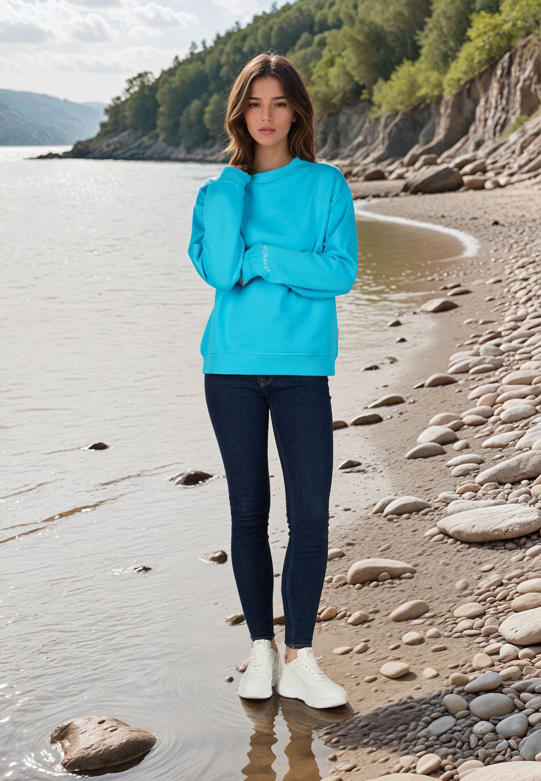 salzhaut Longpullover TAGEL Damen Relaxed-Fit günstig online kaufen