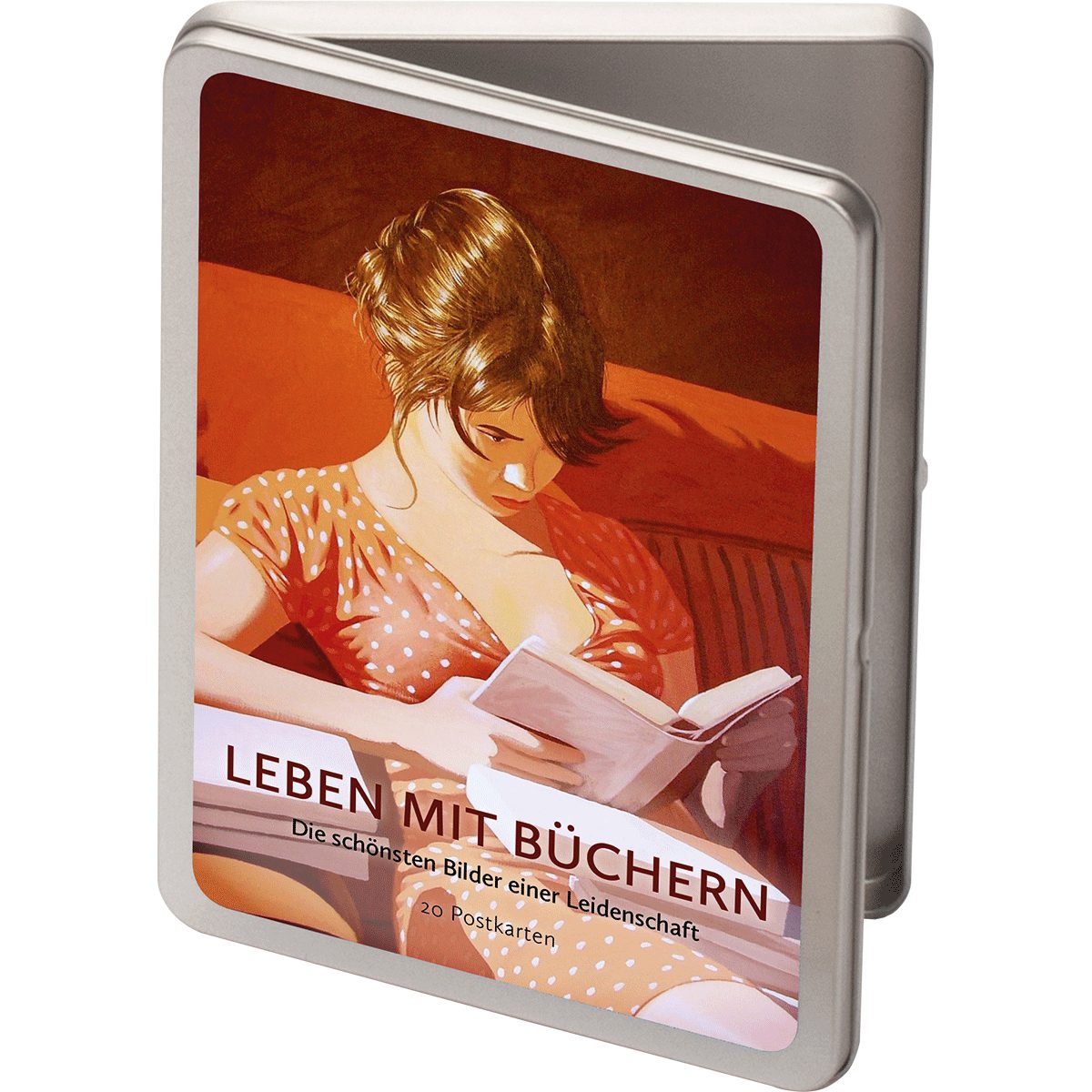 Postkarte Leben mit Büchern: Die schönsten Bilder einer Leidenschaft