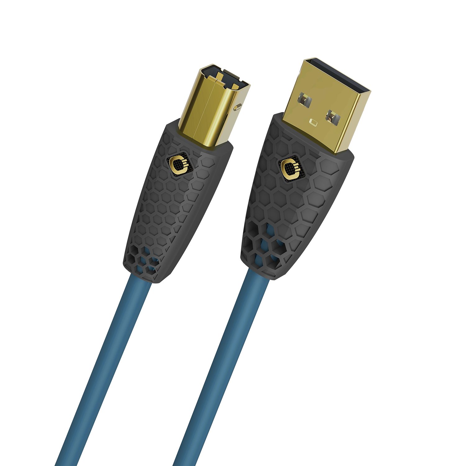 OEHLBACH Flex AB USB-Kabel, USB 2.0 Typ-A, USB 2.0 Typ-B (1000 cm), Patentierter Knickschutz, Effektive Schirmung, Flexibel