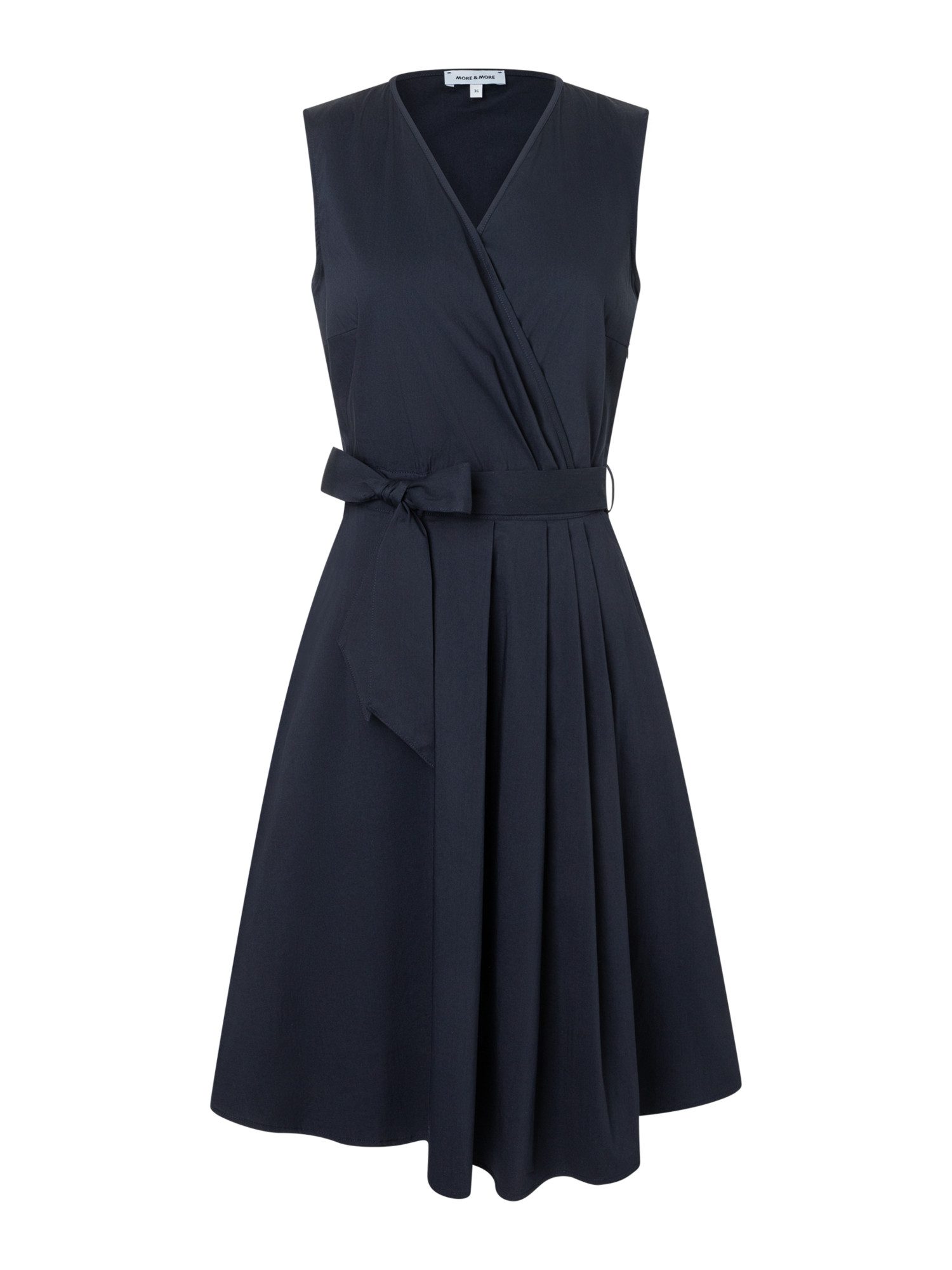 MORE&MORE Blusenkleid raffiniertes Midikleid, Wickeloptik