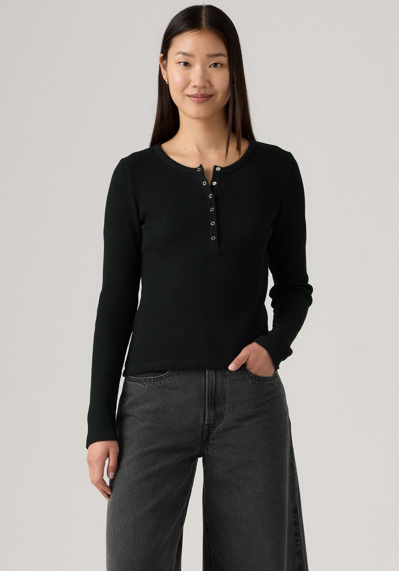 Levi's® Langarmshirt DRY GOODS HENLEY Mit günstig online kaufen