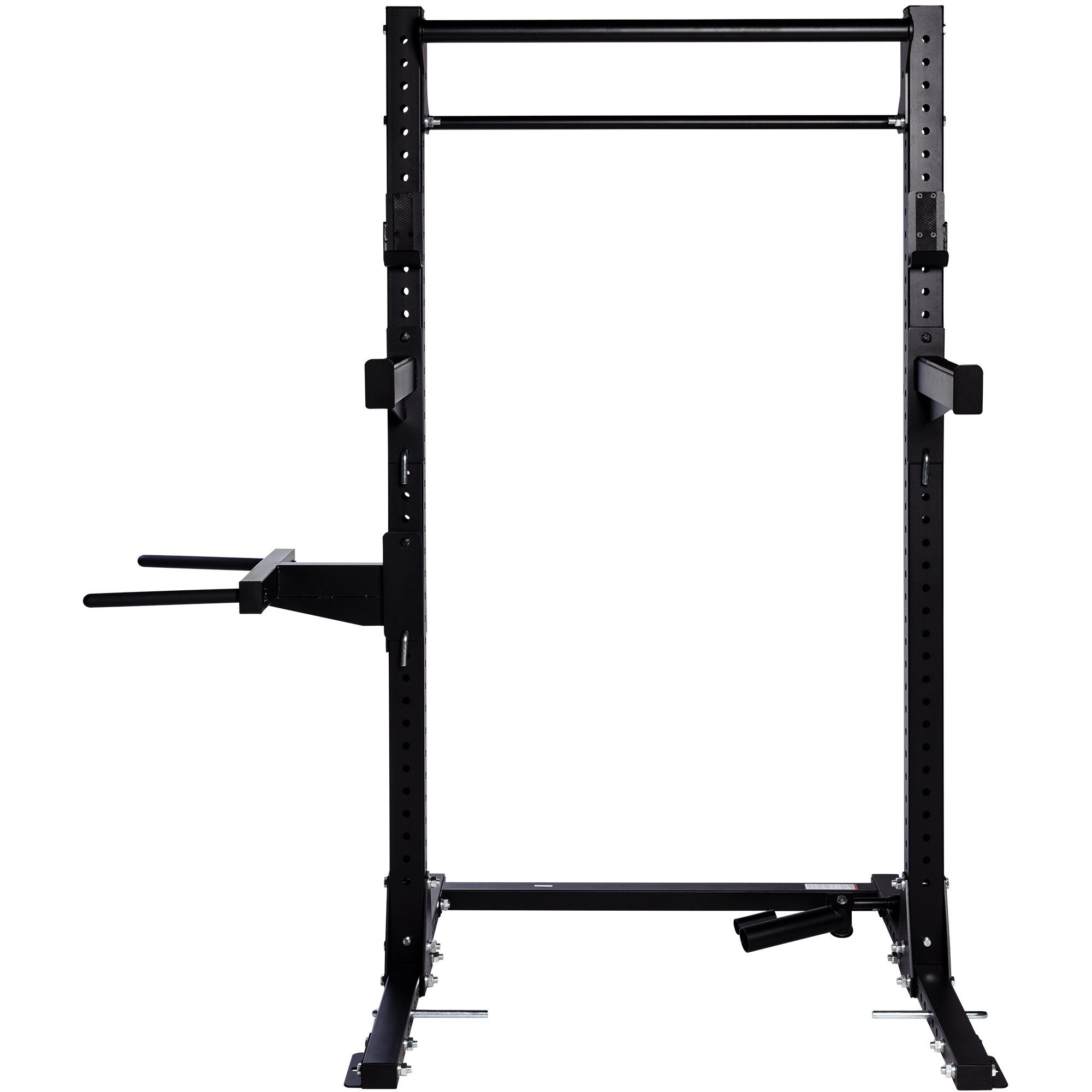 Langhantelständer Squat Rack, mit Klimmzugstange, Dip Station, Höhenverstellbarer