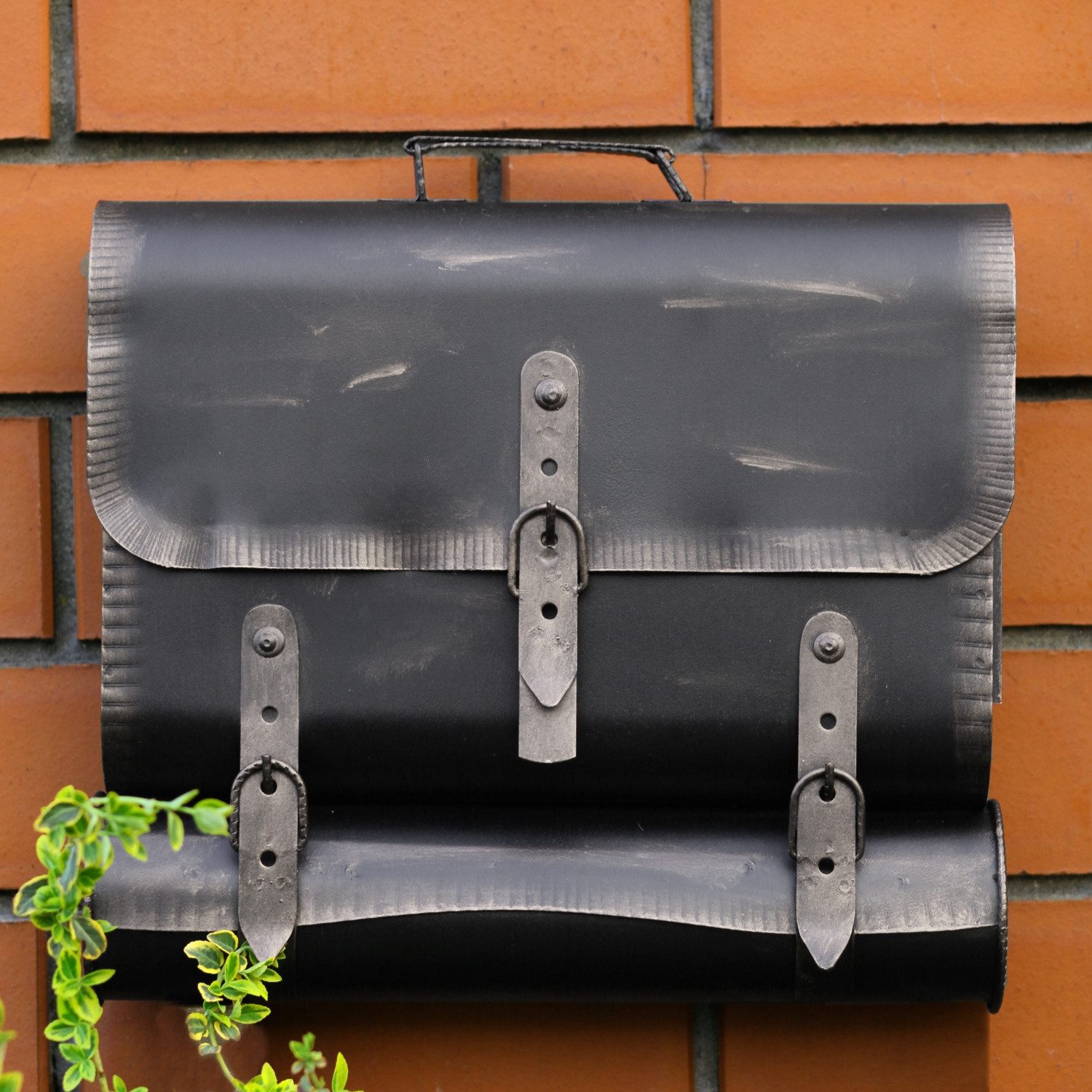 HMF Wandbriefkasten Briefkasten Antik UNIKAT Handarbeit, Schulranzen Design günstig online kaufen