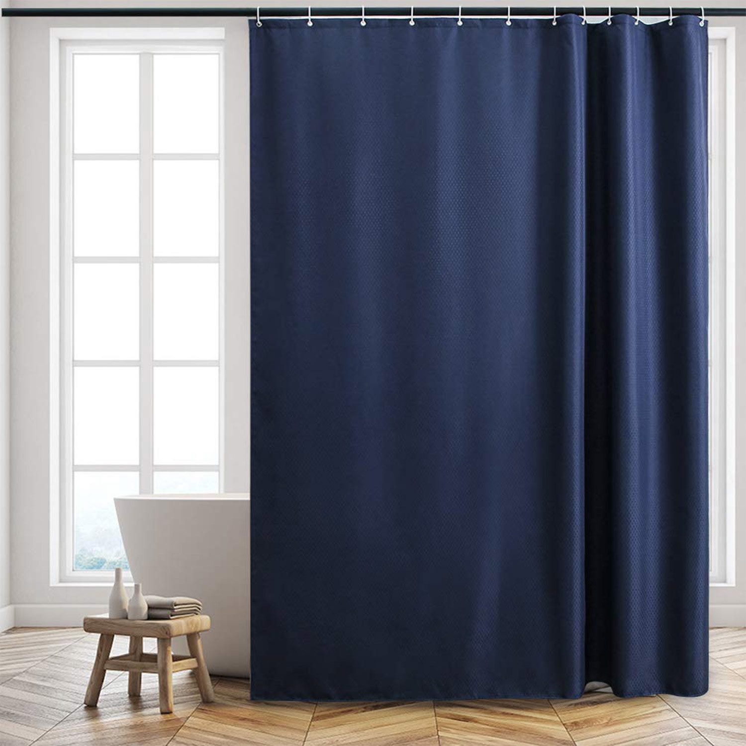 Refttenw Duschvorhang Textil Anti-schimmel Wasserdicht Waschbar Badvorhang günstig online kaufen