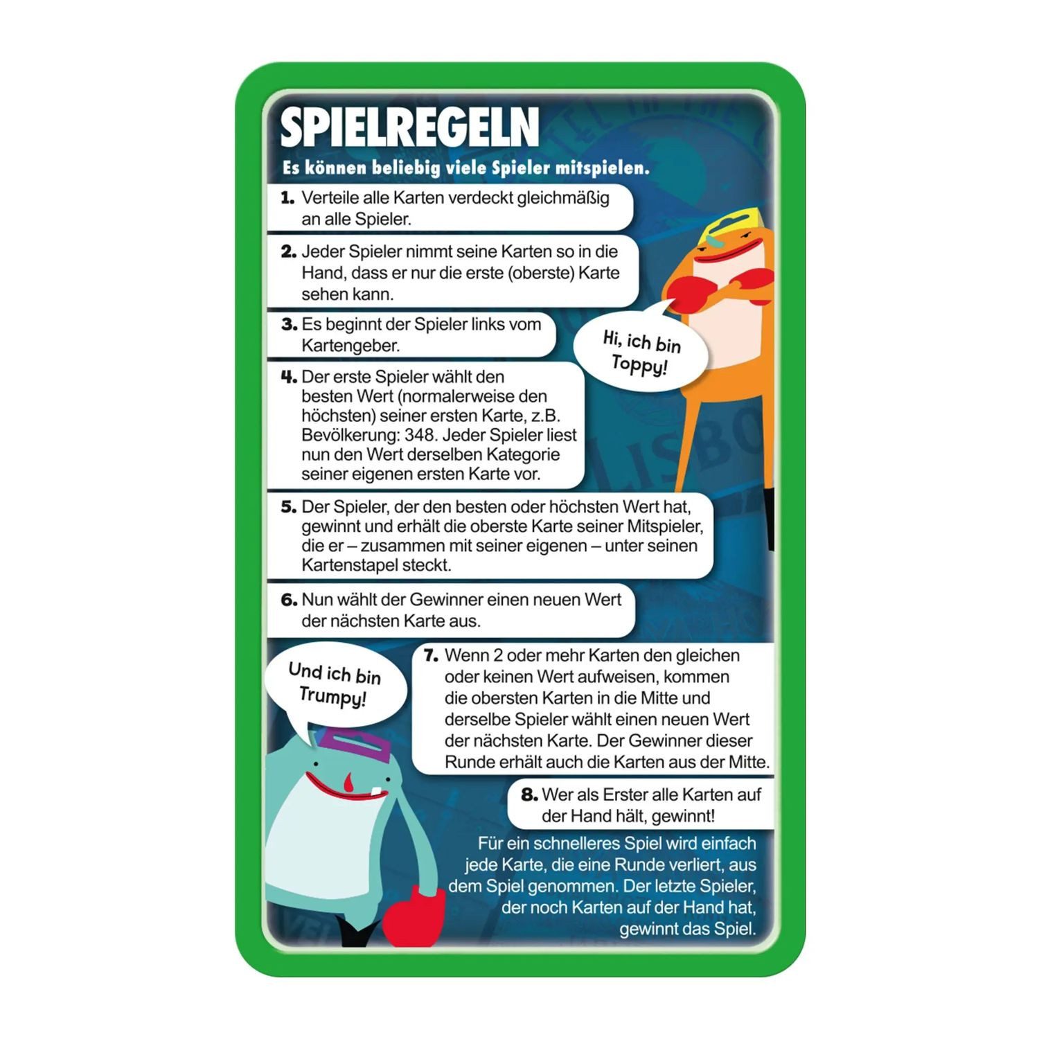Winning Moves Spiel Top Trumps Länder der Welt