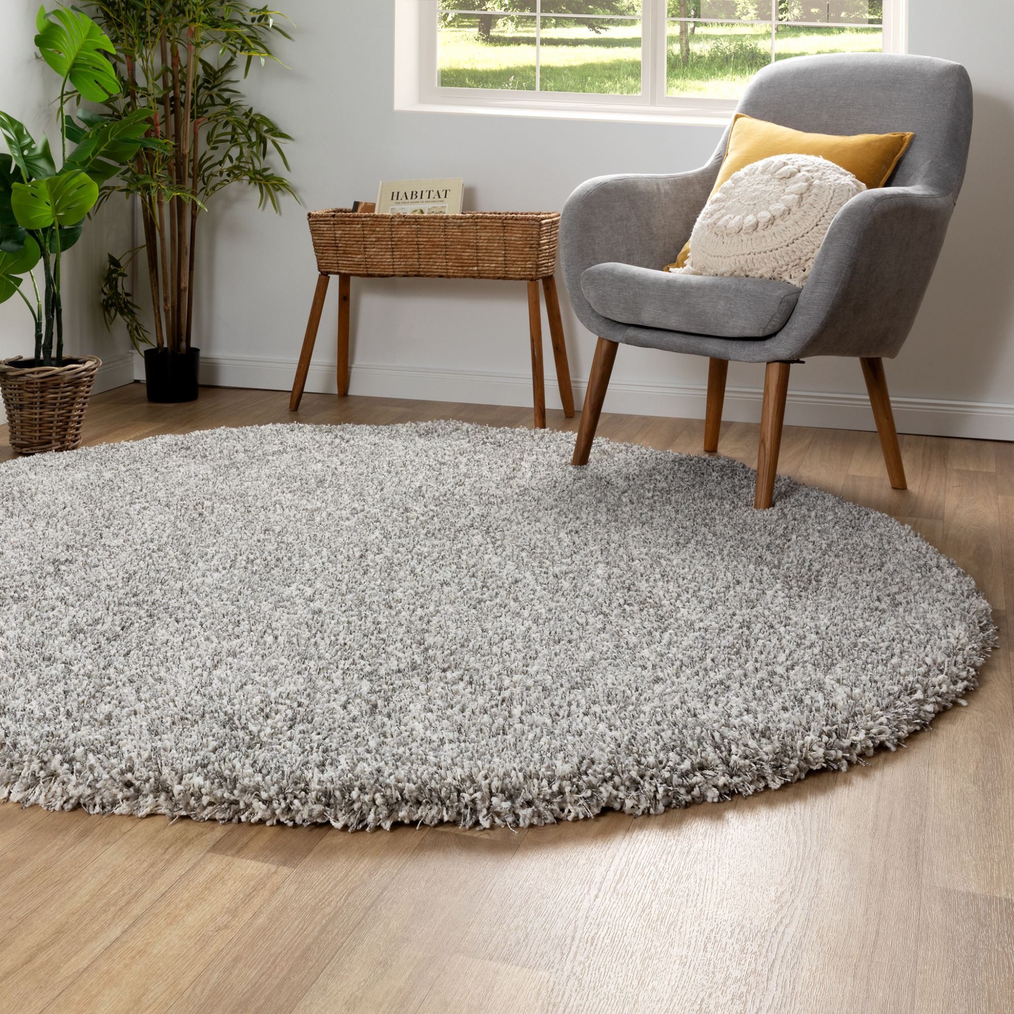 Hochflor-Teppich Twilight - Rund