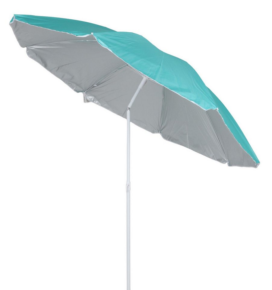 Thumbnail - BURI Sonnenschirm Sonnenschirm mit Knickgelenk 175cm Gartenschirm Strandschirm Camping