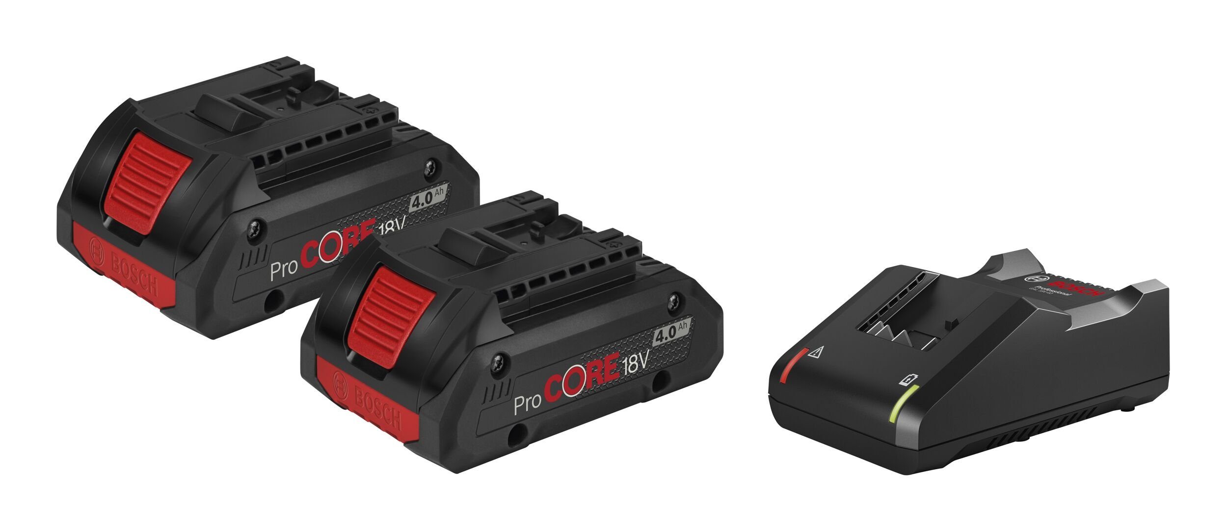 Bosch Professional Professional Akku Starter-Set, ProCORE 2 x 18 V 4 Ah und GAL 18V-40