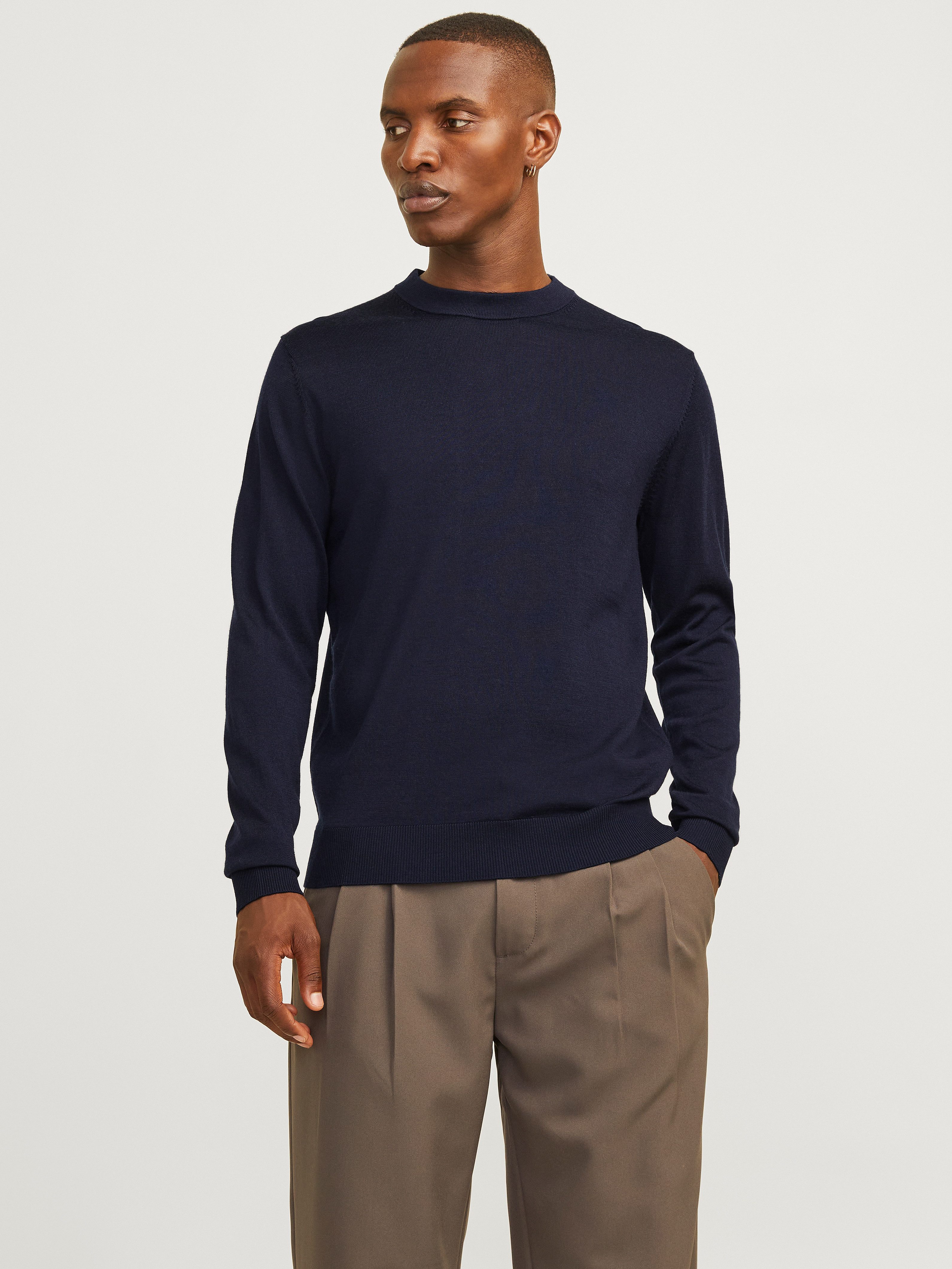Jack & Jones Strickpullover JPRBLAMILANO STITCH KNIT CREW NECK SN günstig online kaufen