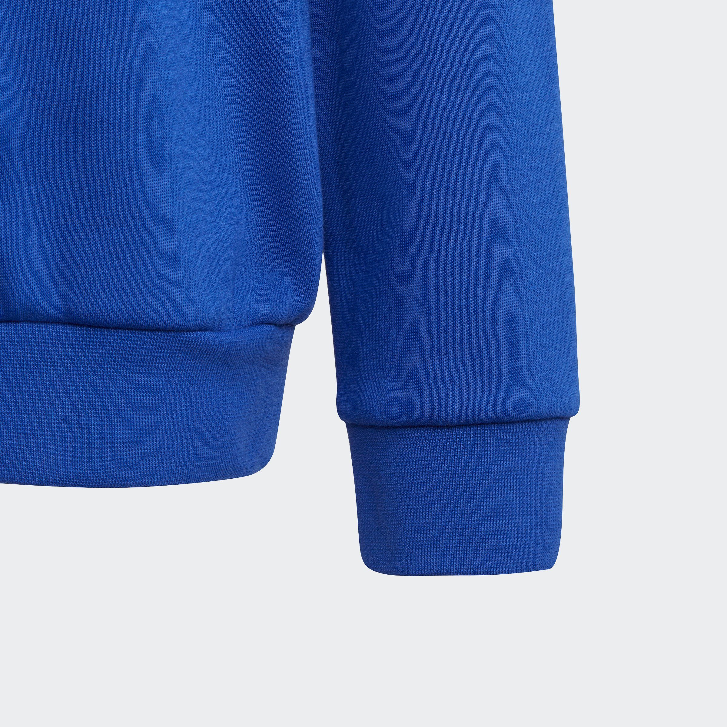 adidas Sportswear Trainingsanzug Blue White / JOGGINGANZUG ESSENTIALS KIDS (2-tlg) Lucid Legend / BIG LOGO Semi Ink