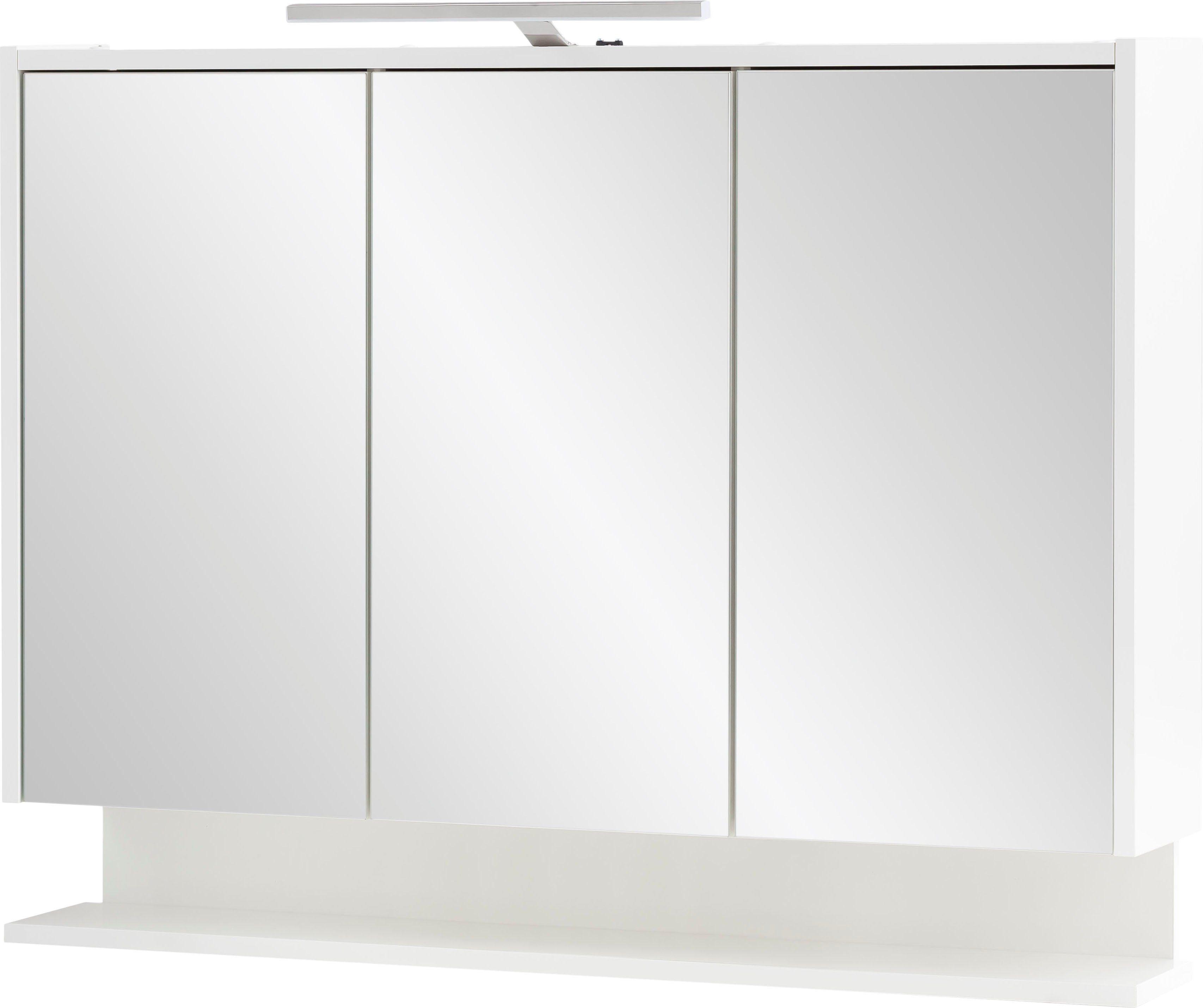 welltime Spiegelschrank List, Spiegelschrank, Made in Germany, B: 93,5 cm Solide Verarbeitung - Dieses Produkt ist in Deutschland gefertigt