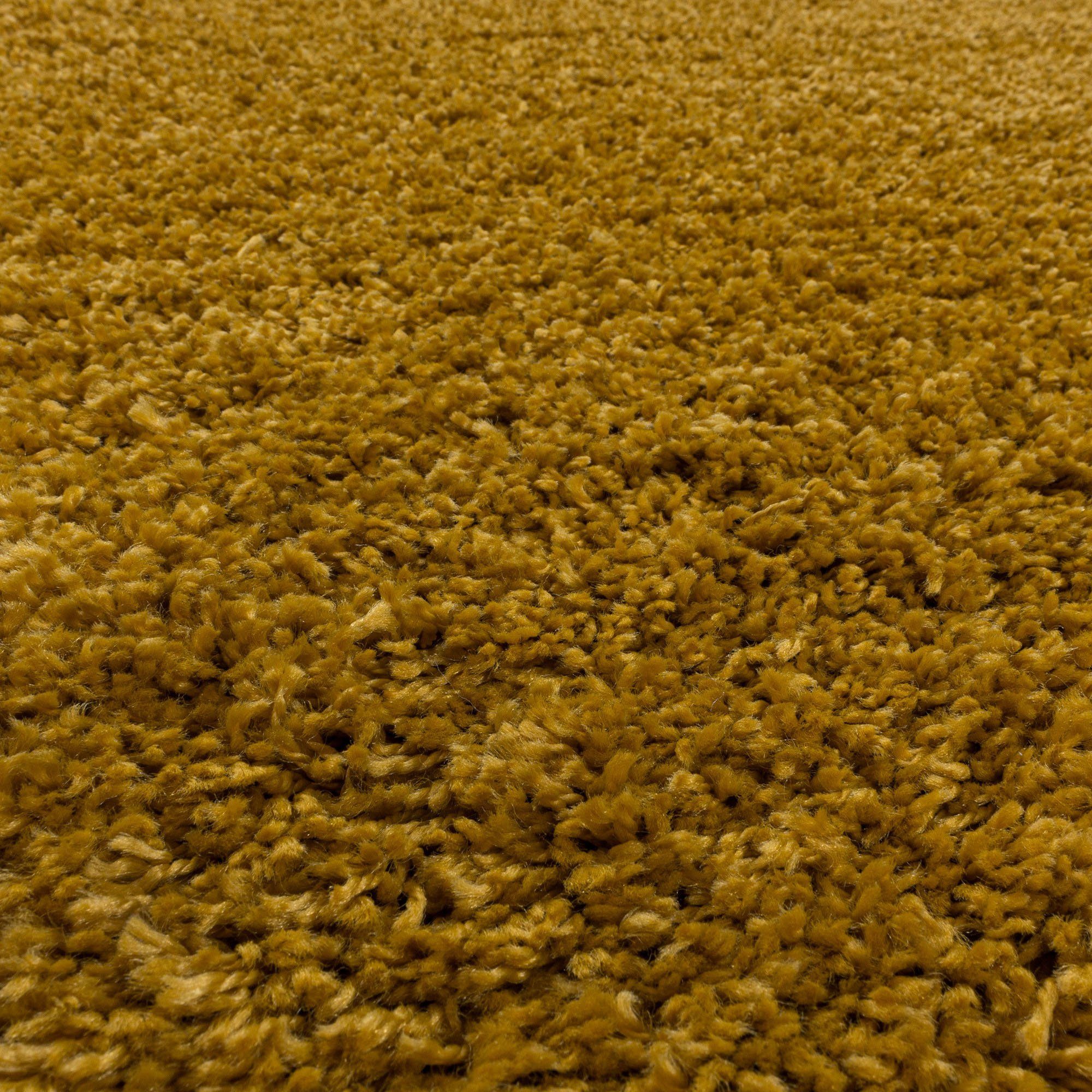 Ayyildiz Teppiche Hochflor-Teppich SYDNEY 3000, rund, Höhe: 30 mm, Shaggy, Langflor, uni, auch in rund, Wohnzimmer – Bild 3 von 5