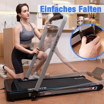 CITYSPORTS Laufband WP3S Klappbares Laufband für Zuhause 1400W Walking/Jogging Pad (Tool Kits, Schmiermittel), 1-12km/h Max.Tragfähigkeit 110 kg, Bluetooth APP-Funktion