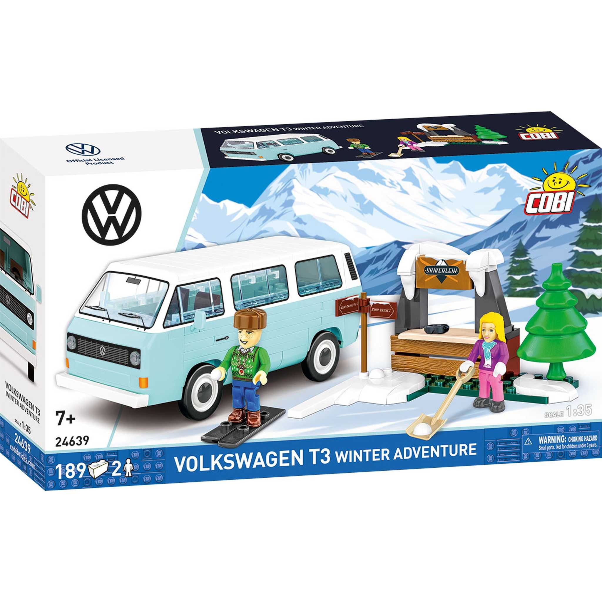 COBI CB-24639 - VW T3 Winter Abenteuer (Cobi) Spielbausteine