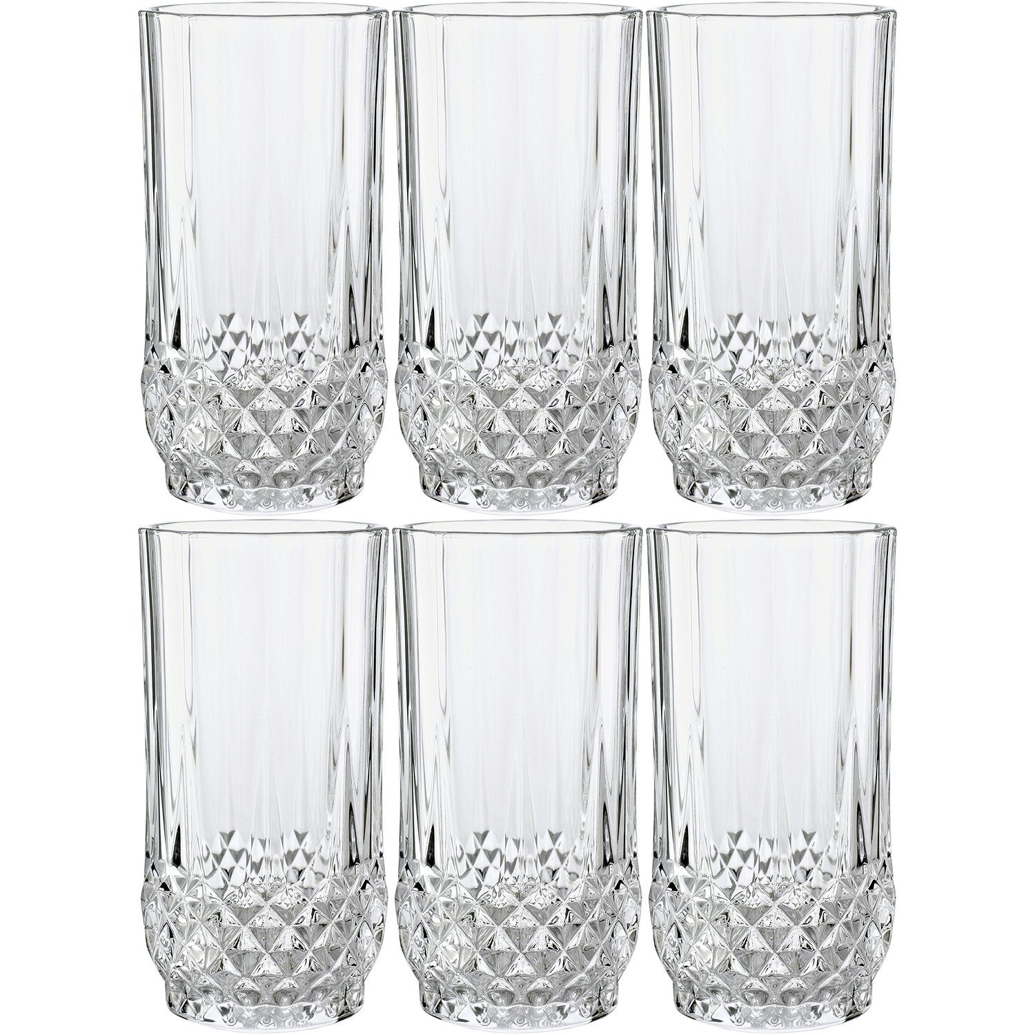 CRISTAL D´ARQUES Tasse Longdrinkglas Longchamp ECLAT 280 ml, Glas