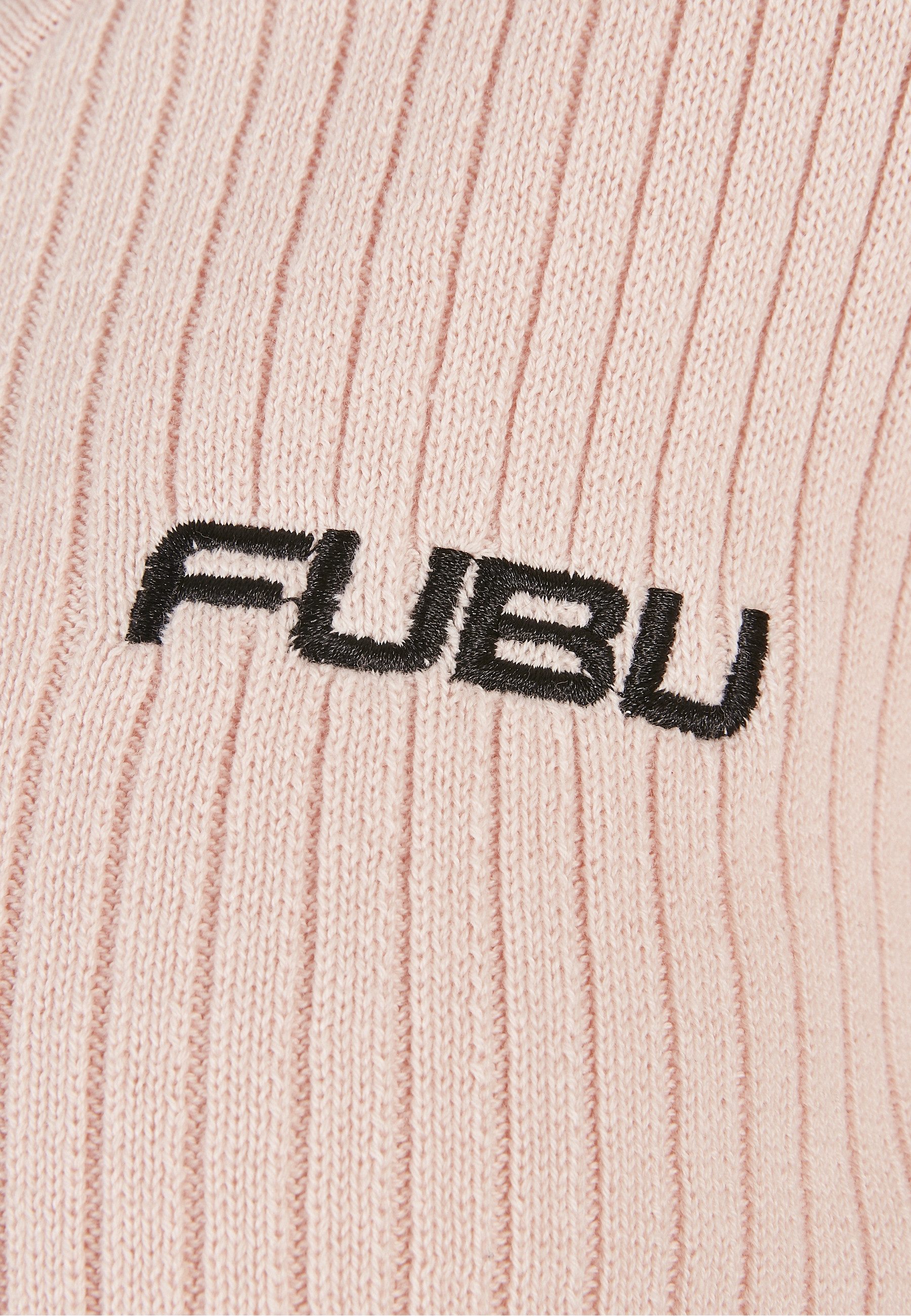 Fubu Outdoorjacke Fubu Damen FW222-016-1, Corporate Rib Knit Bolero rose (1-St)