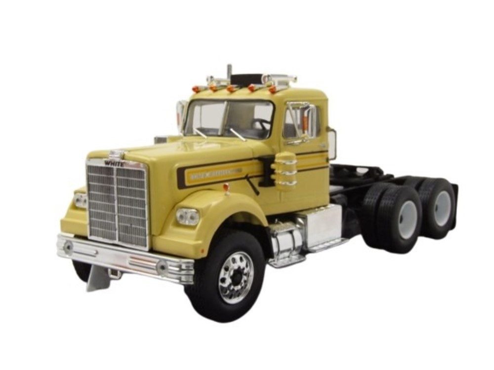 ixo Models Modellauto White Western Star 4864 Zugmaschine 1970 gelb, Maßstab 1:43