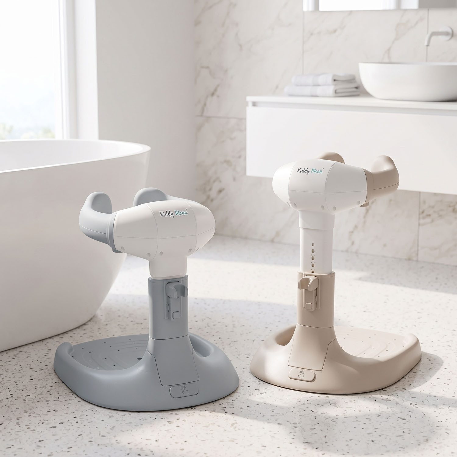 KiddyMoon Babybadewanne B1, Höhenverstellbar Faltbare Konstruktion