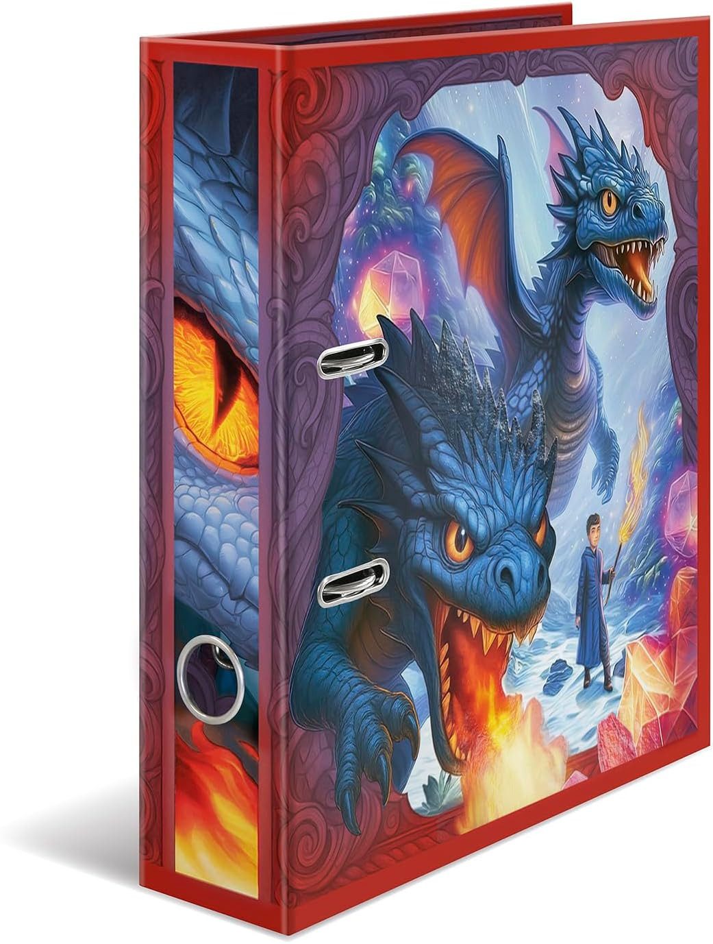 HERMA Aktenordner HERMA 20141 Motivordner A4 Drache, 7 cm
