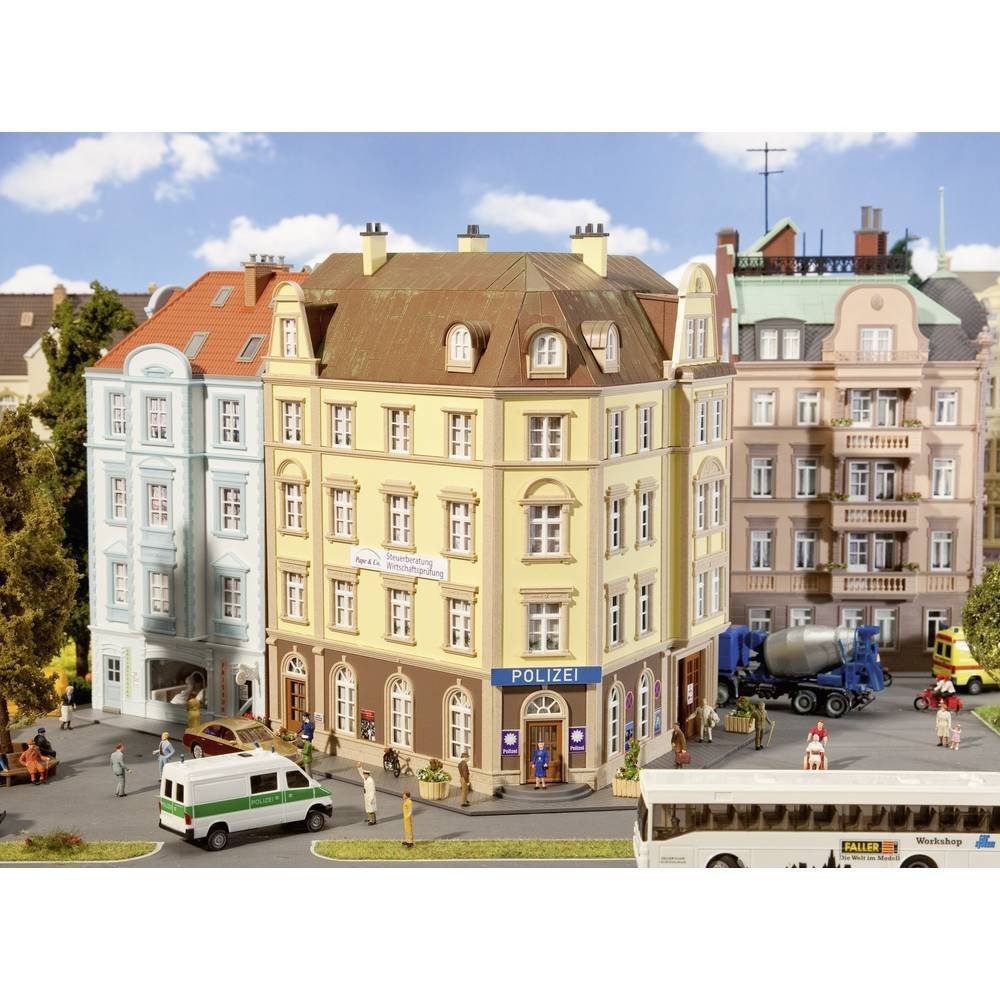 Modelleisenbahn-Gebäude H0 Polizeirevier Goethestrasse