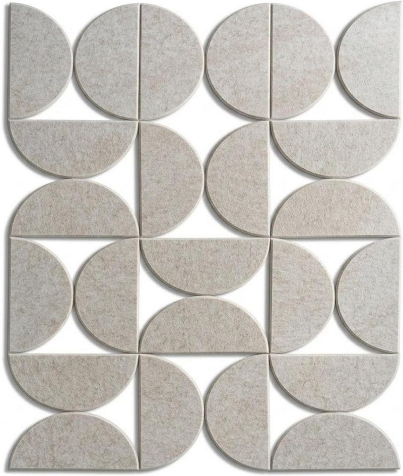Agger Pinnwand 12 Stück Filz Pinnwand Selbstklebend 30x15cm - Dekorative Pinnwand, (12-tlg), Moderne Pinnwand Ohne Bohren für Büros, Schulen, Kinderzimmer