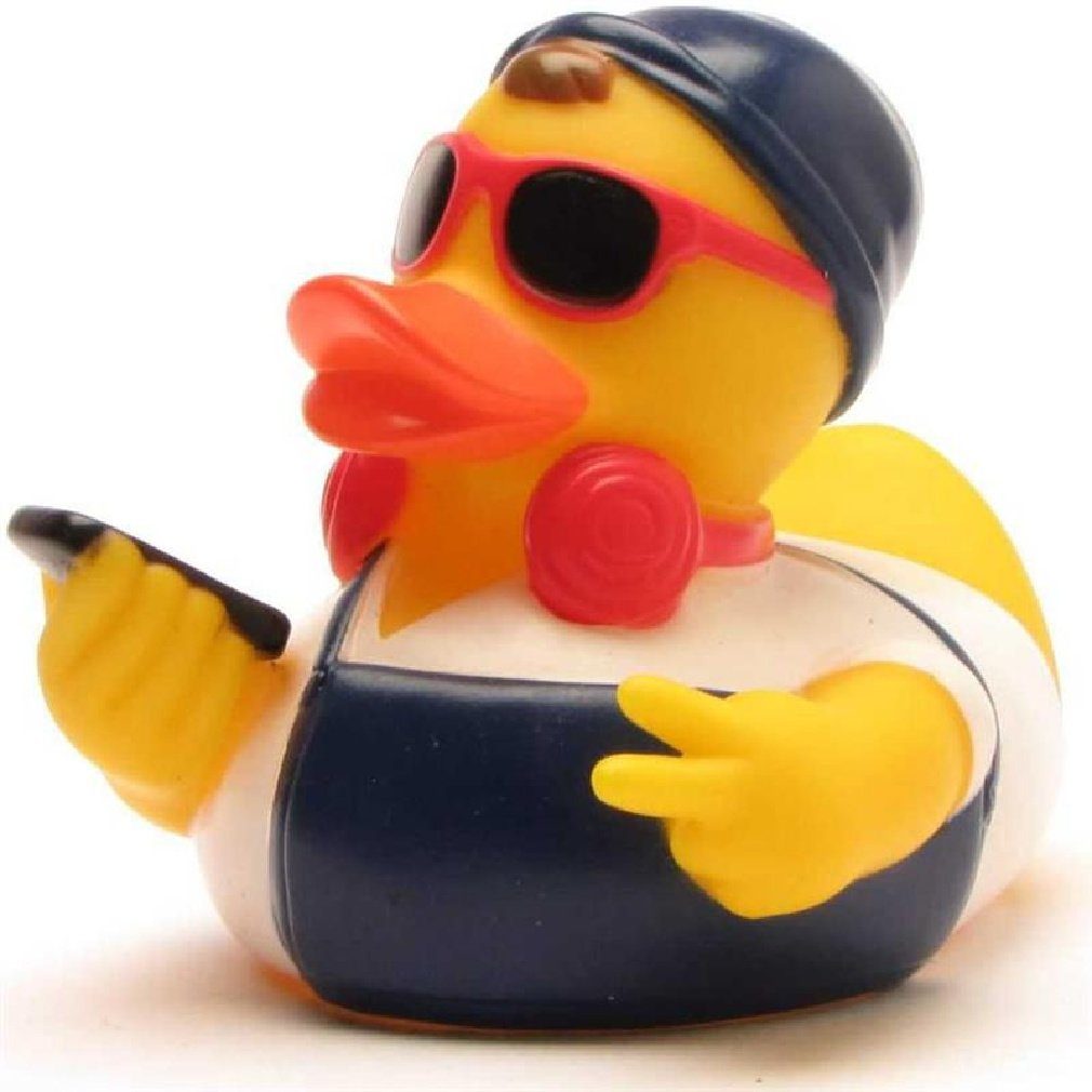 Duckshop Badespielzeug Hipster Badeente - weiss - Quietscheente