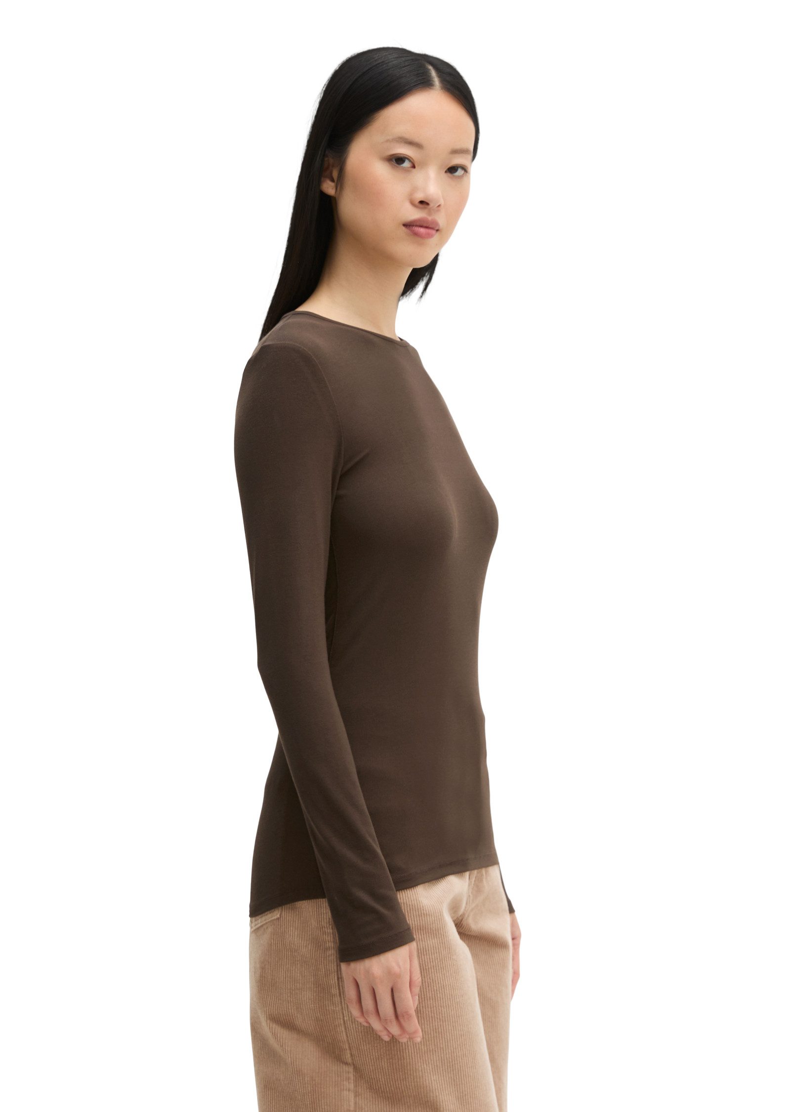 Marc O'Polo Langarmshirt aus TENCEL™ Modal-Stretch – Bild 2 von 5