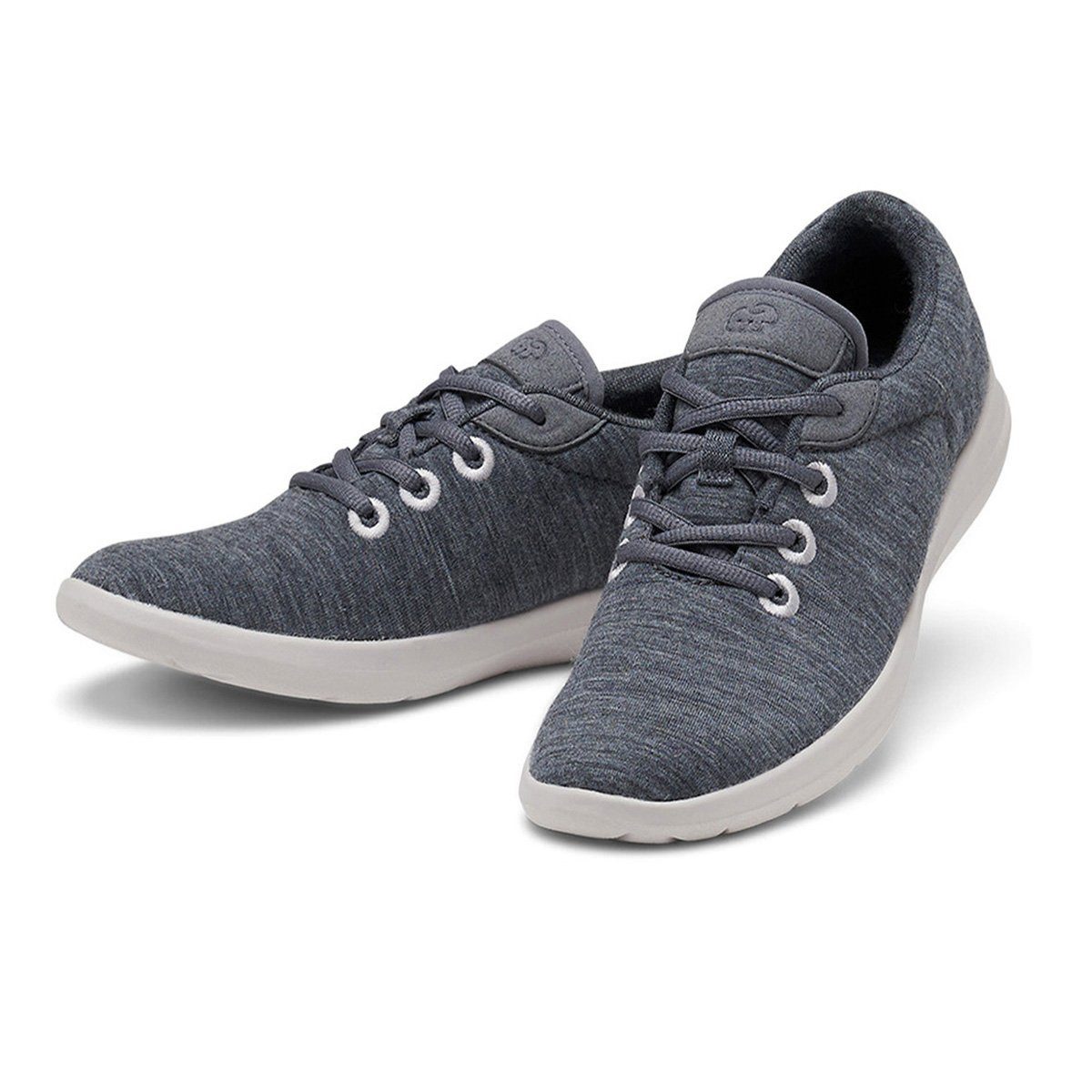 merinos Lace Up Merinowolle grau Herren Sneaker