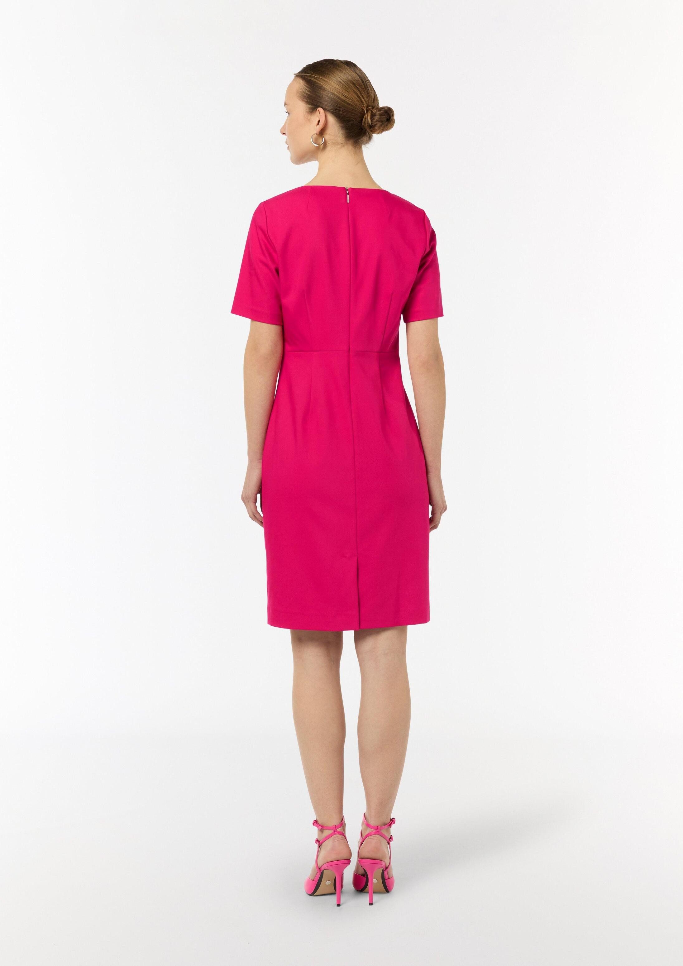 comma Minikleid Kleid Etuikleid aus Baumwollmix