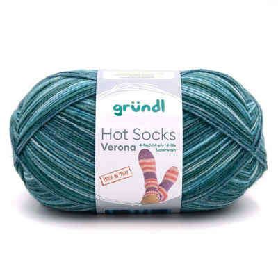 Gründl Gründl Sockenwolle Hot Socks Verona 100 g 4-fach Häkelwolle