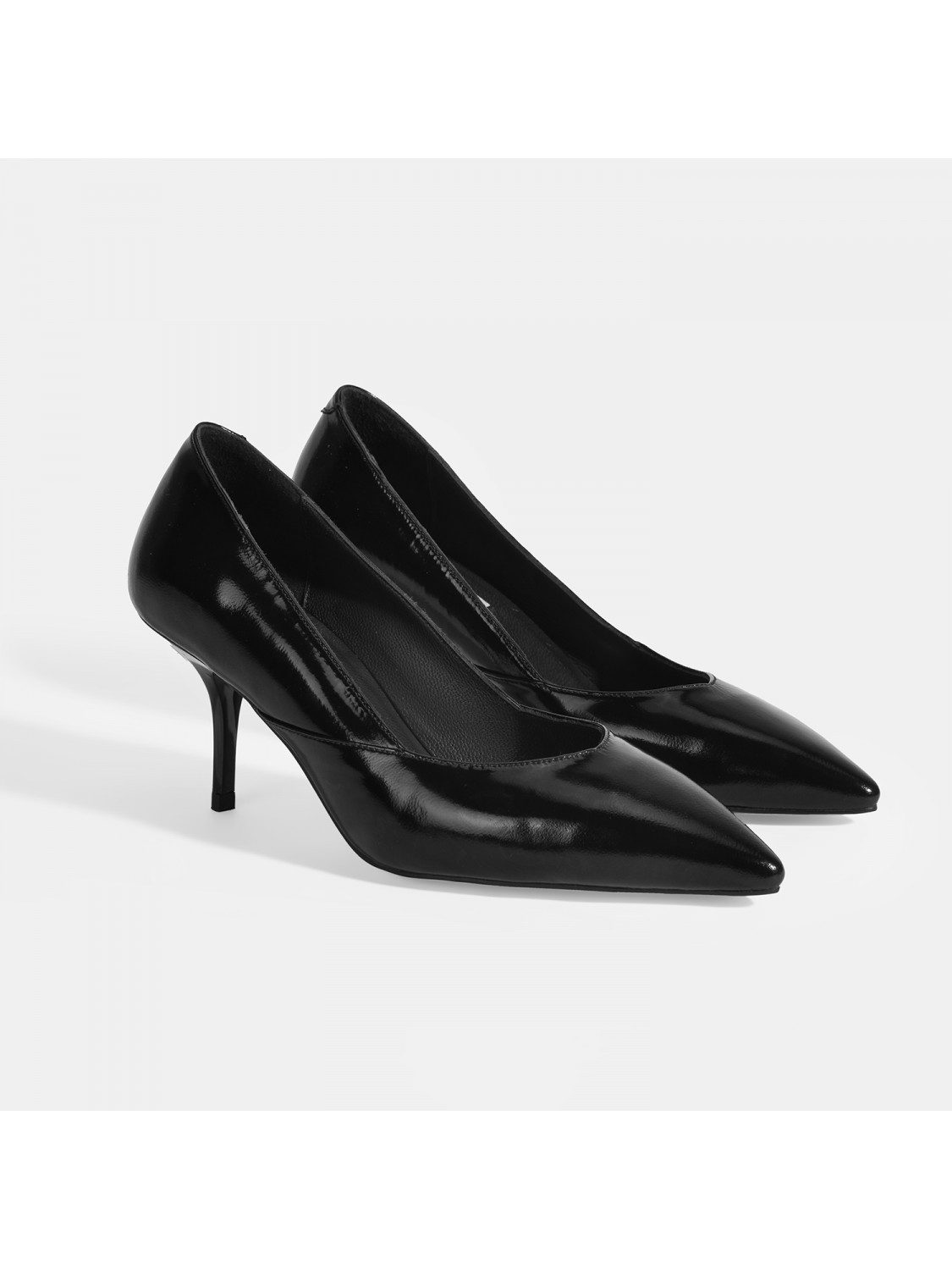 Desa Damen-Slipper – Obermaterial Leder, Lederfutter, Stilettoabsatz, ohne günstig online kaufen