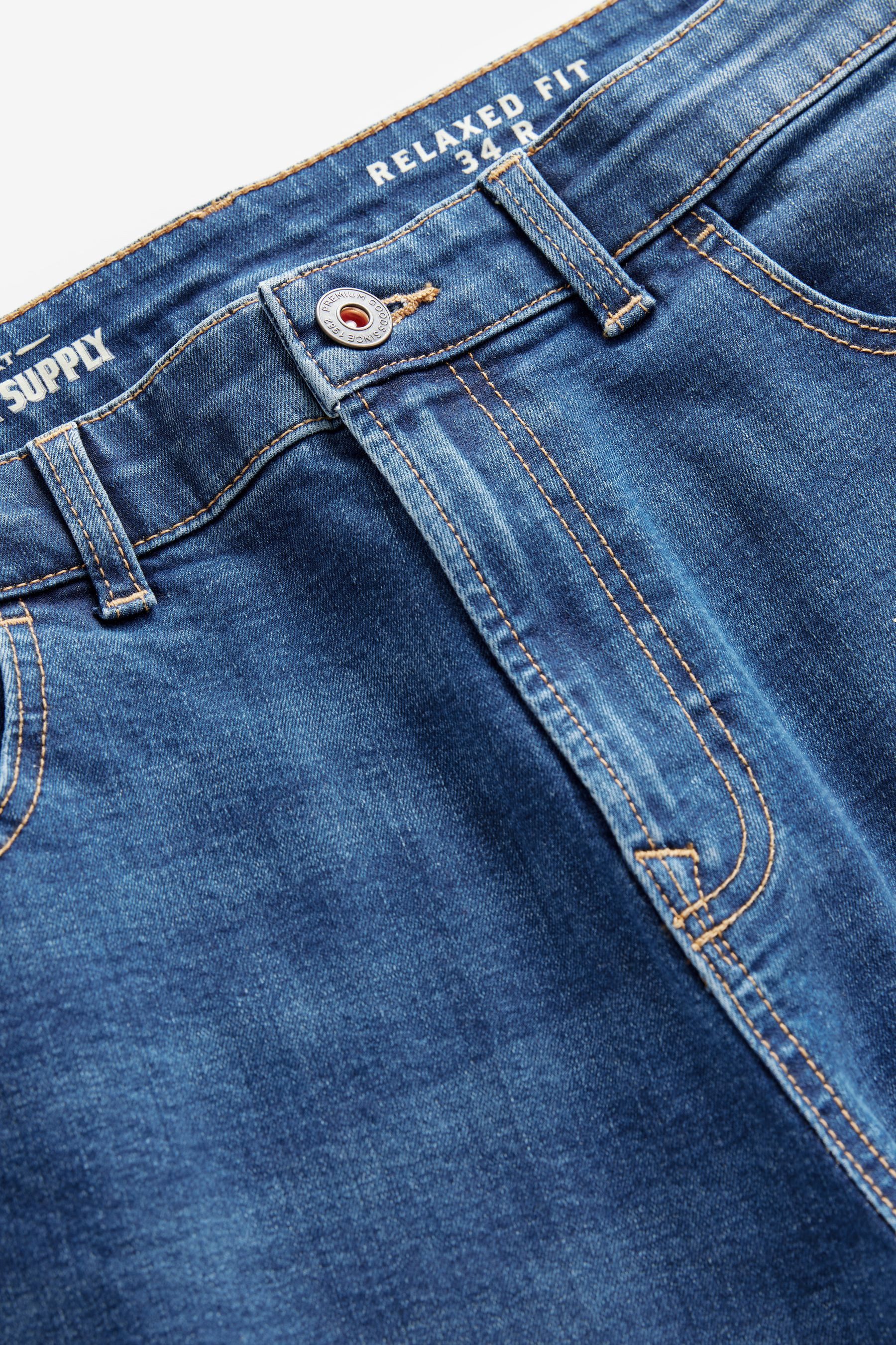 Next Relax-fit-Jeans Klassische Relaxed Fit Stretch-Jeans (1-tlg)