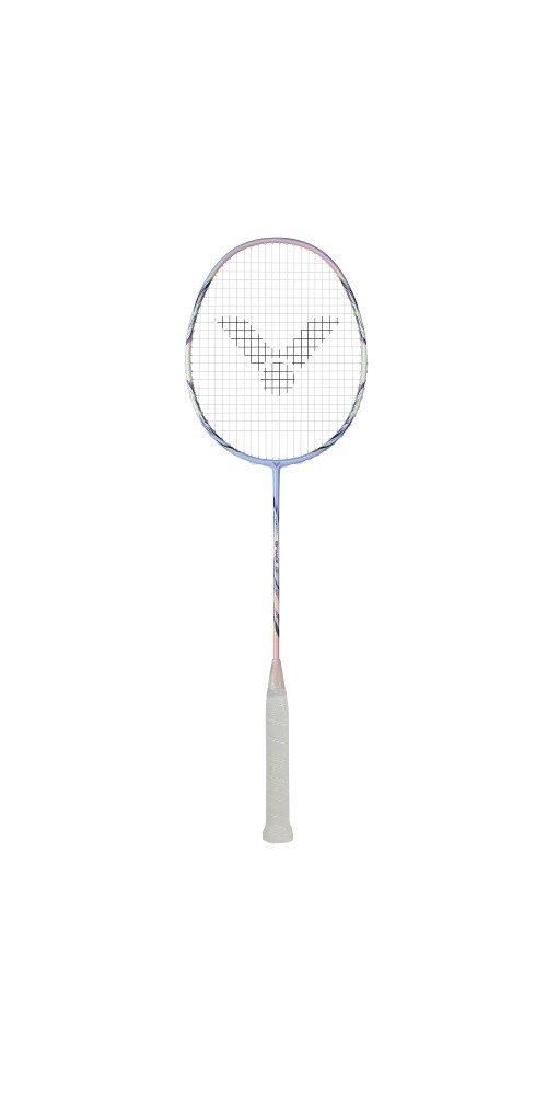 VICTOR Badmintonschläger DriveX F T (84g/sehr kopflastig/mittel) lila/bunt - unbesaitet, Gewichtsklasse: 4U/G5