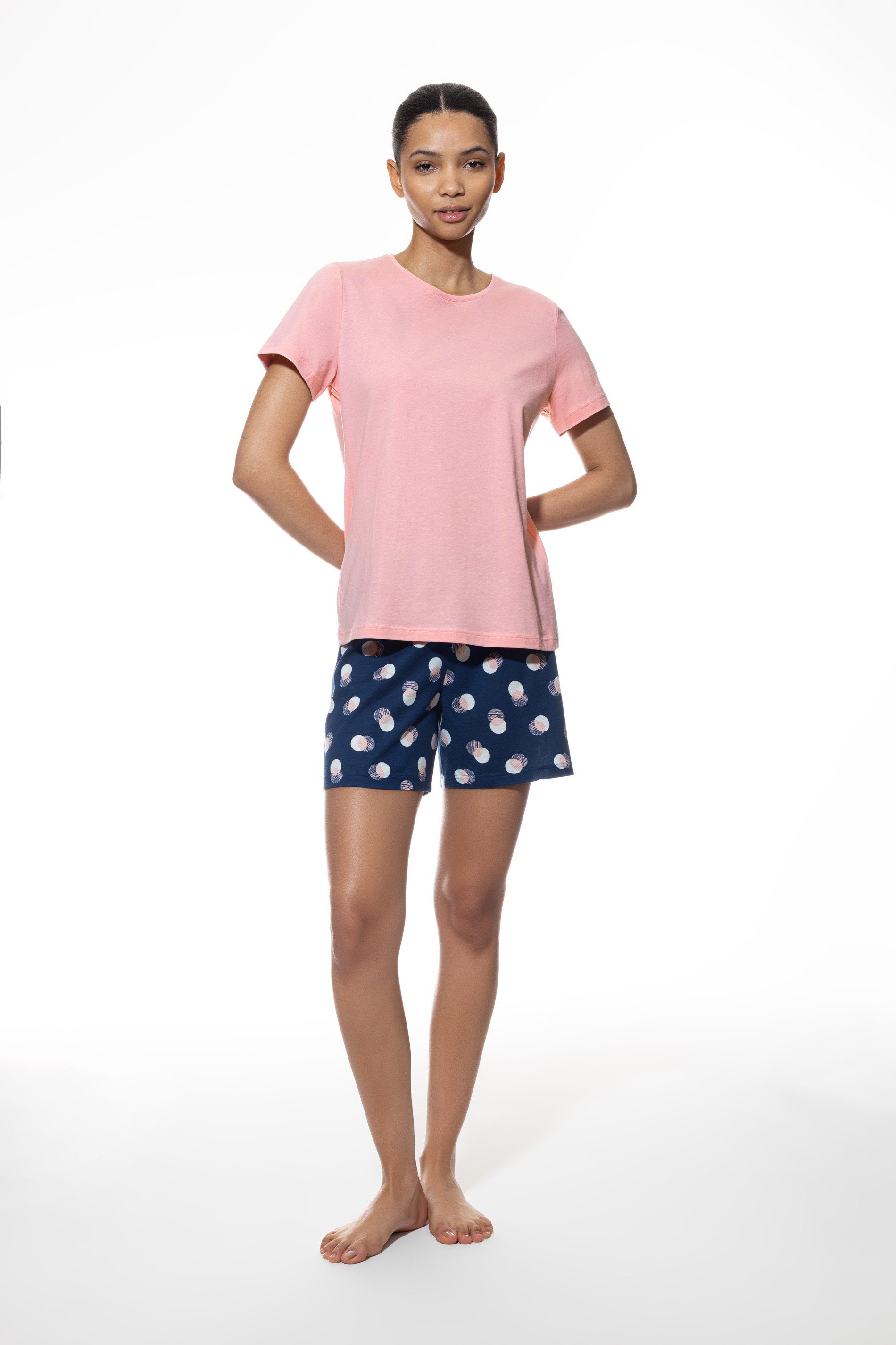 Mey Schlafanzug Schlafanzug Pyjama kurz SERIE SCRIBBLED DOTS günstig online kaufen
