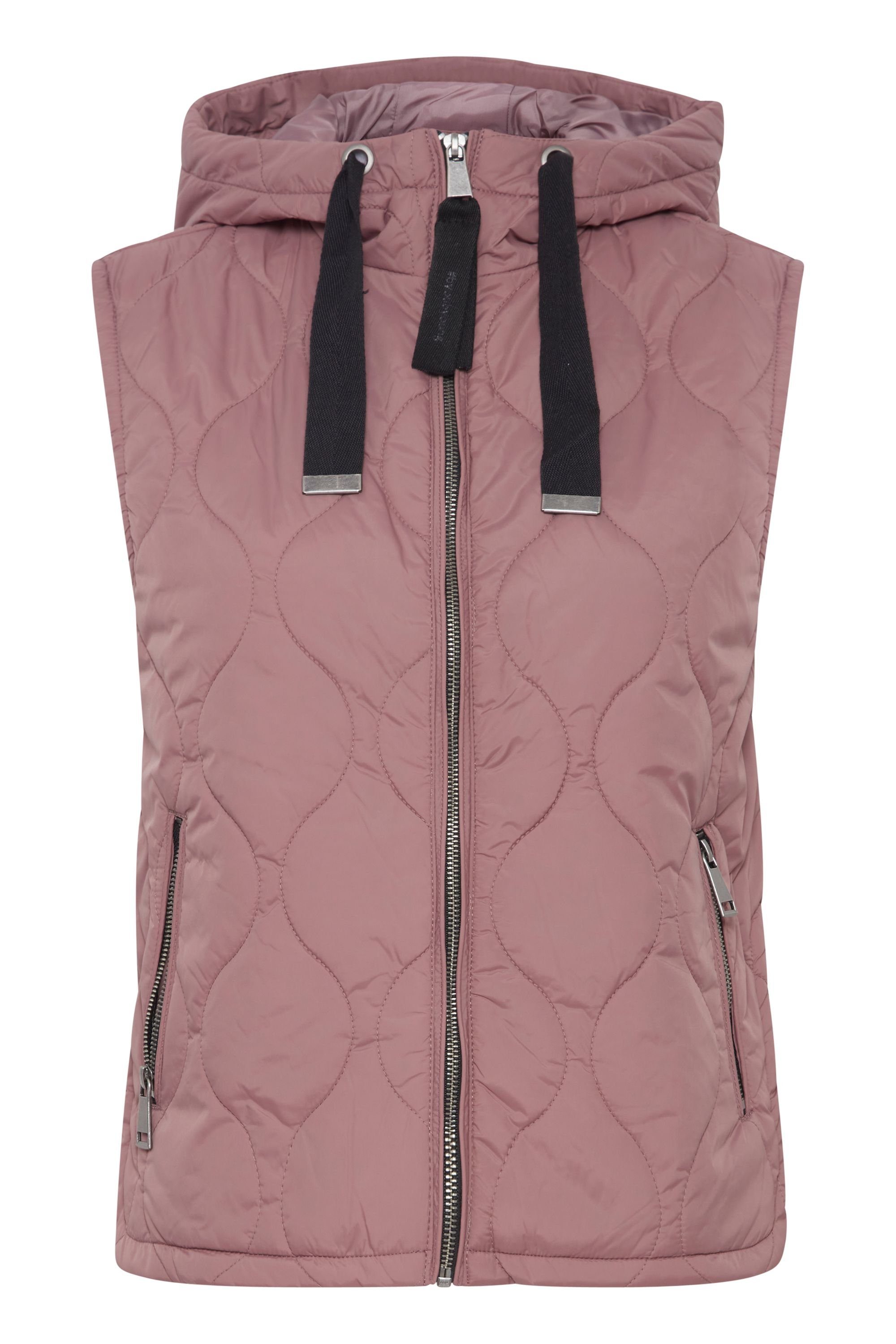 b.young Steppweste BYBERTA SHORT WAISTCOAT - 20811783 Rose Taupe (181612)