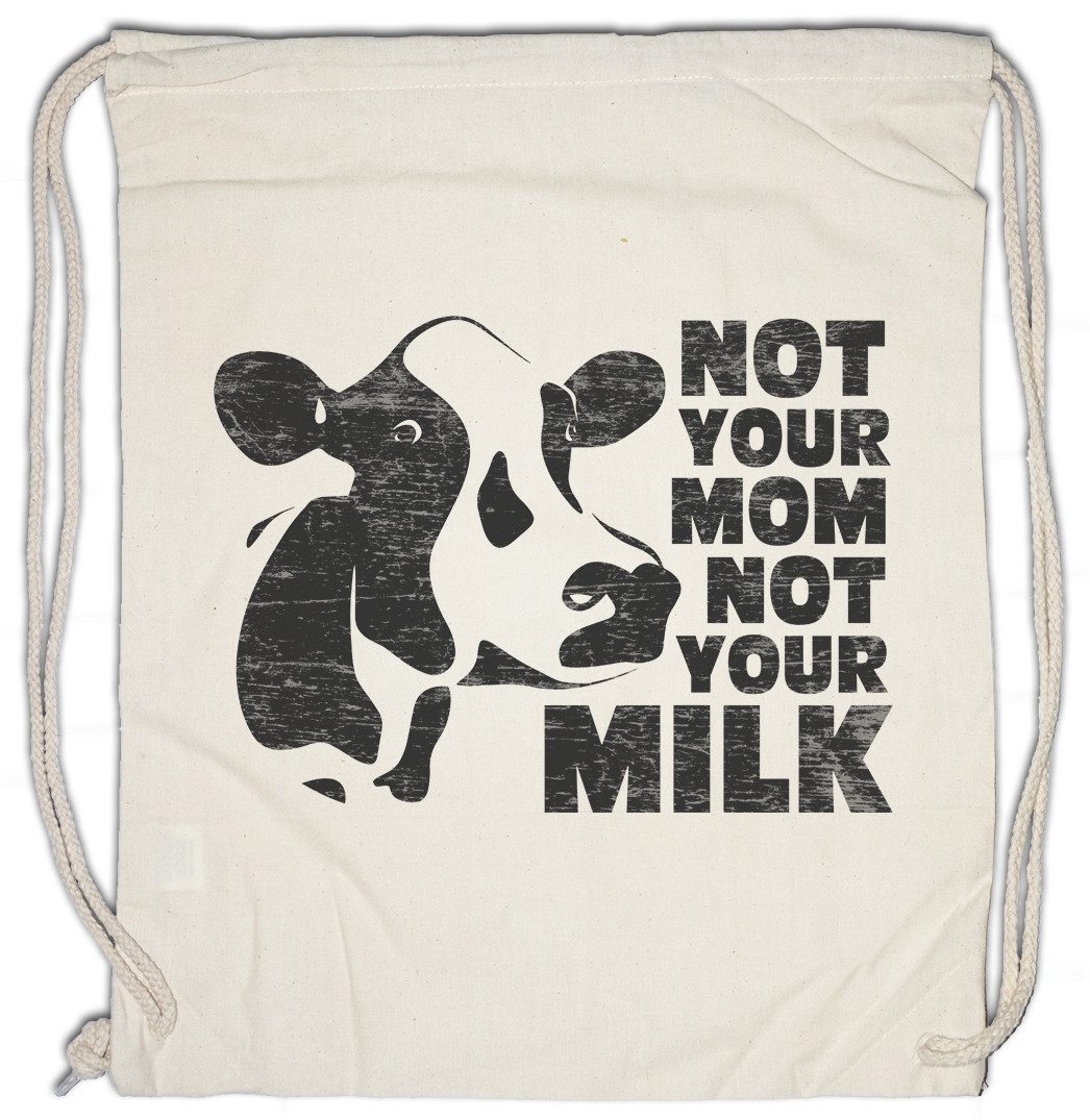 Turnbeutel Not Your Mom Not Your Milk Turnbeutel Vegan Vegetables Vegetarianism
