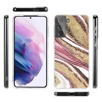 CoolGadget Handyhülle Marmor Slim Case für Samsung Galaxy S22 Plus 6,6 Zoll, Hülle Dünne Silikon Schutzhülle für amsung S22+ Hülle