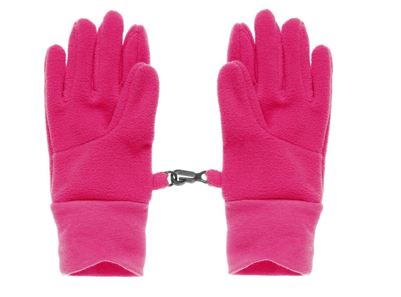 pink Playshoes Skihandschuhe Finger-Handschuh Fleece