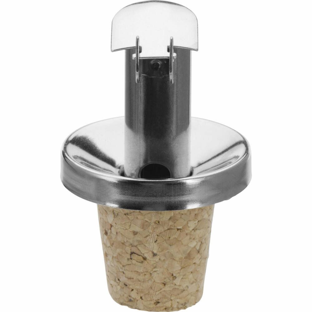 WESTMARK Flaschenausgießer »Inox Öl-Spezial«, Naturkork, Metallkläppchen
