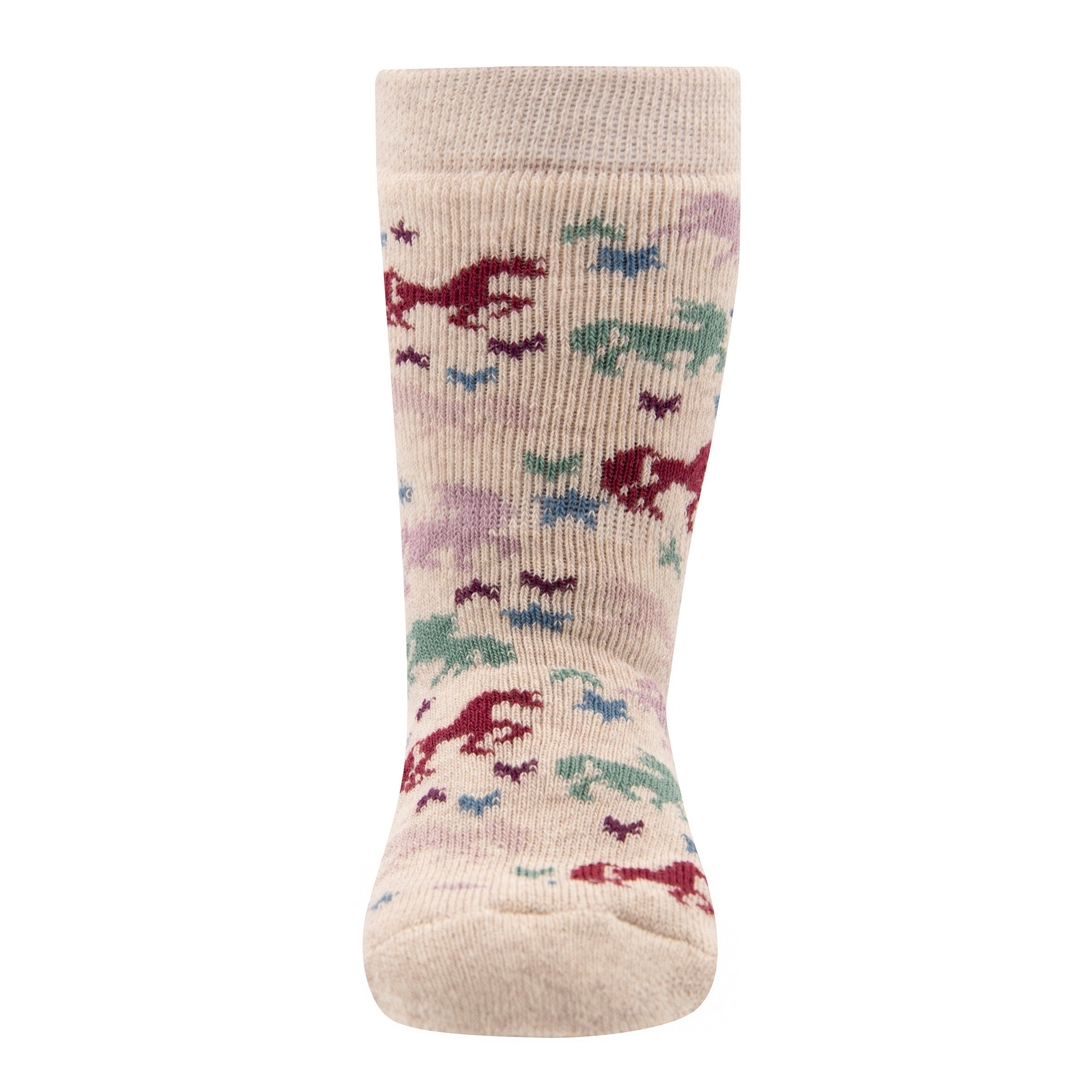 Ewers ABS-Socken Ewers Stoppersocken 2er Pack ABS-Socken Krabbelsocken Einhorn marone (2-Paar)