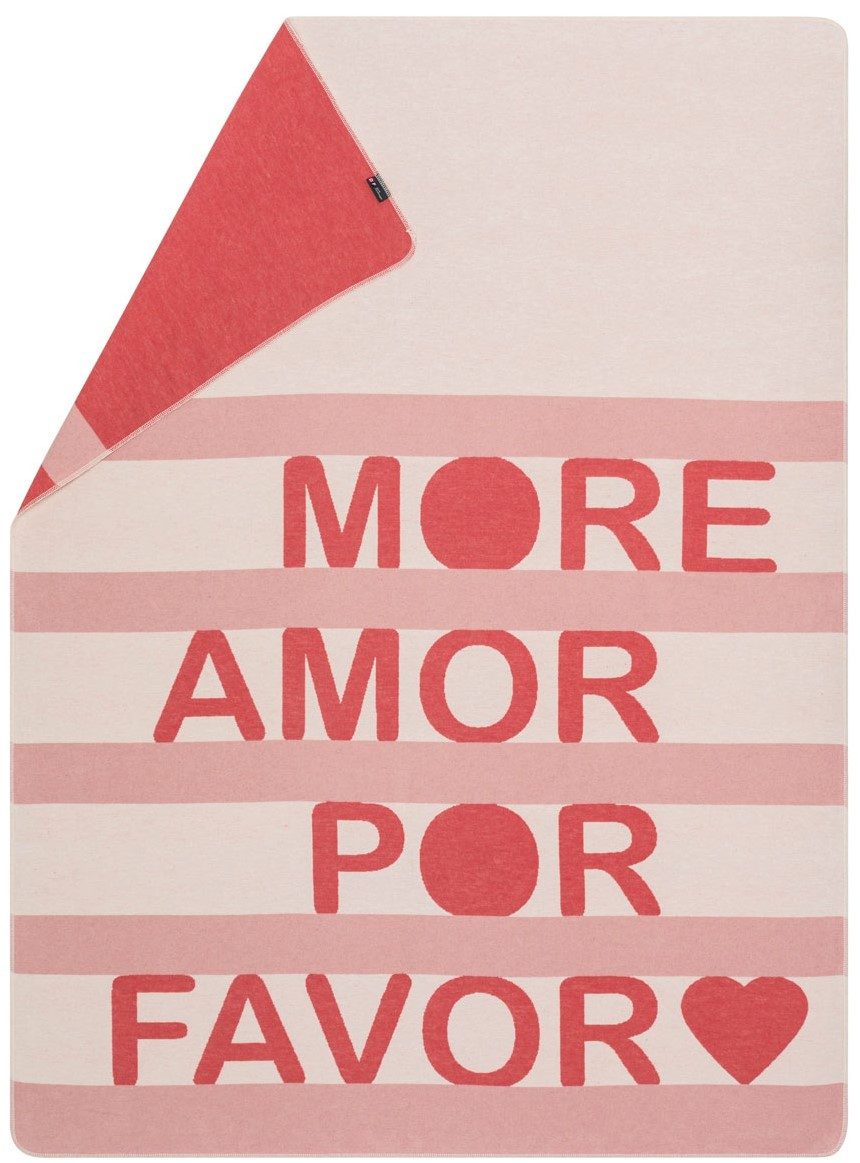 Wohndecke Silvretta 'more amor' 140 x günstig online kaufen