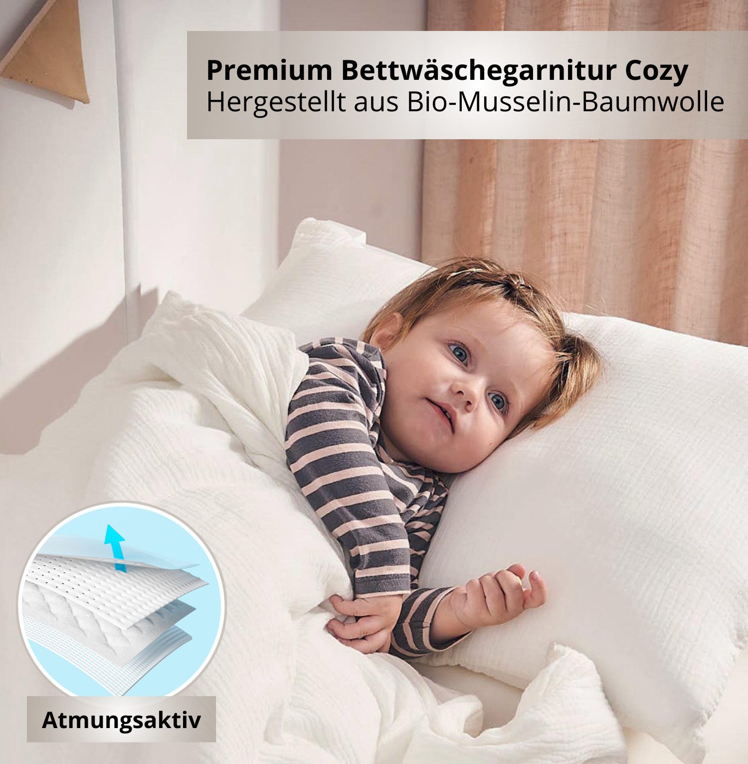 Alavya Home® Babybettwäsche 2-teiliges Bettwäsche - günstig online kaufen