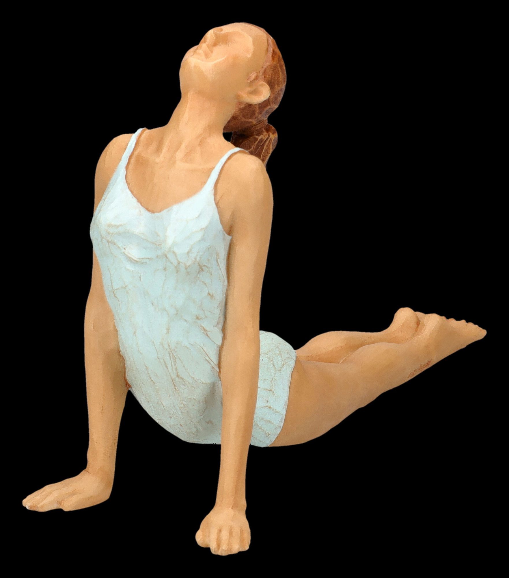 Figuren Shop GmbH Dekofigur Yoga Figur Frau Abstrakt - Kobra Pose - Veronese Dekofigur Dekoration
