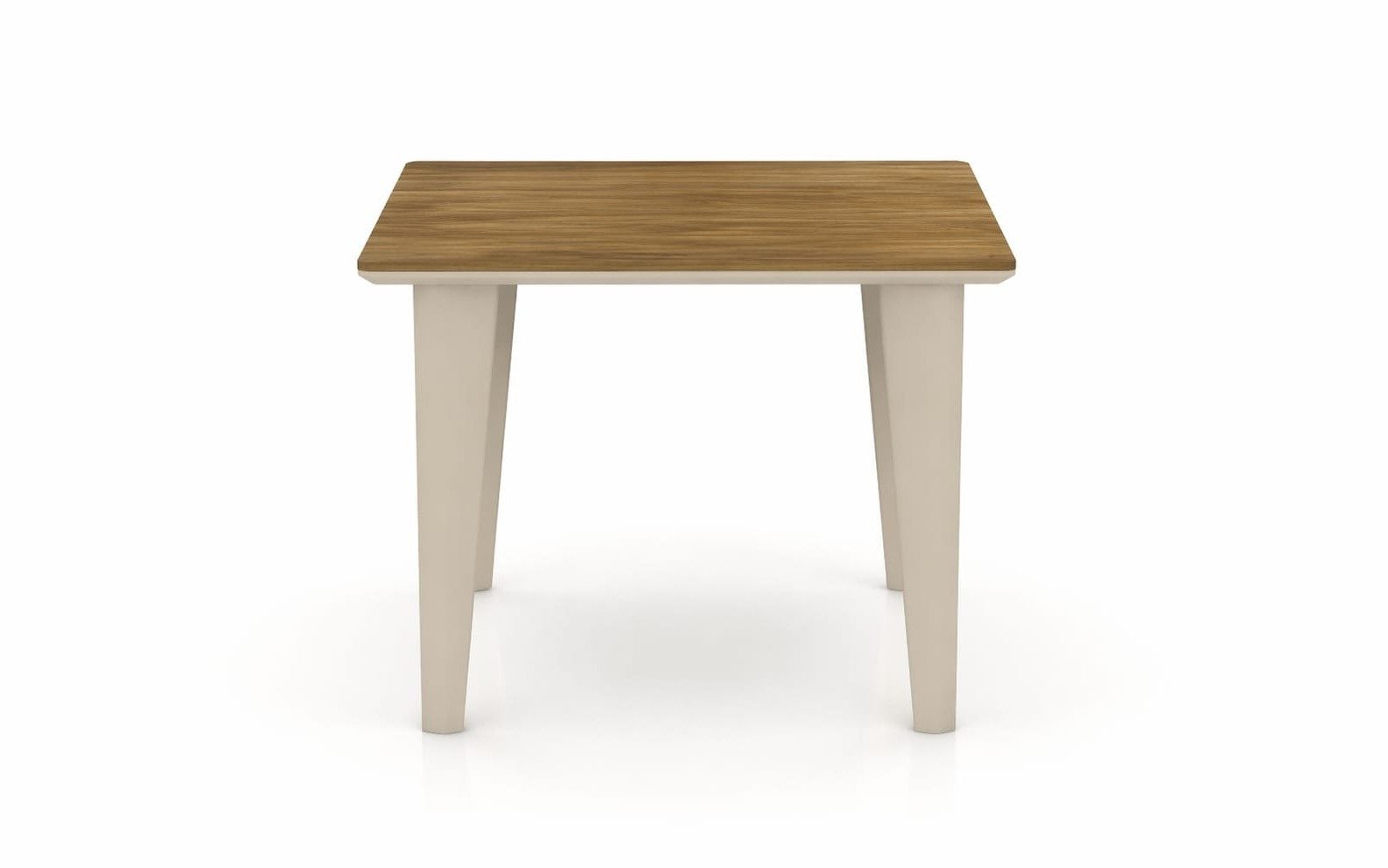 Xlmoebel Couchtisch Brauner Holzcouchtisch Modern Wohnzimmer Quadratisch Stilvoll (1-St., 1-tlg)