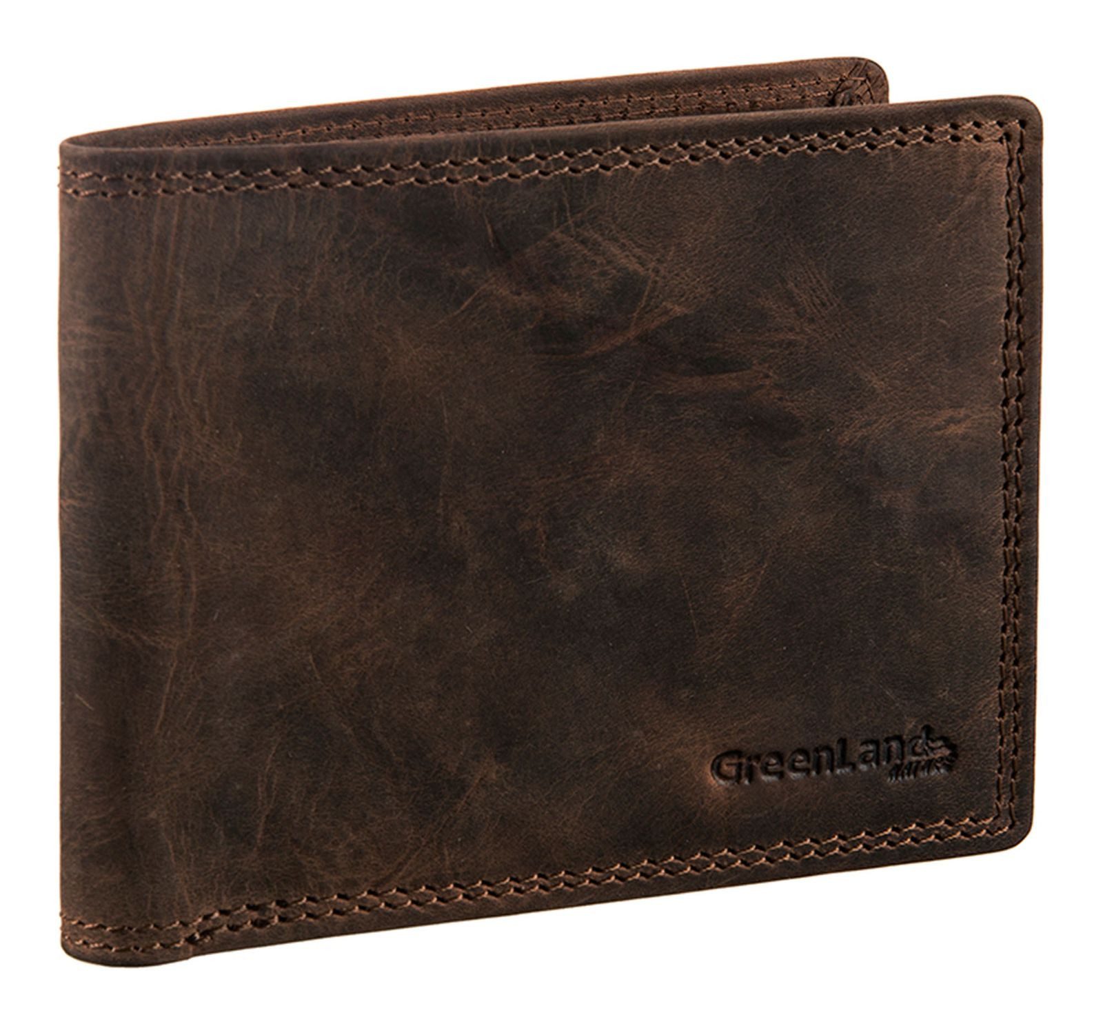 GreenLand Nature Kartenetui Card Case, mit RFID-Blocker Schutz